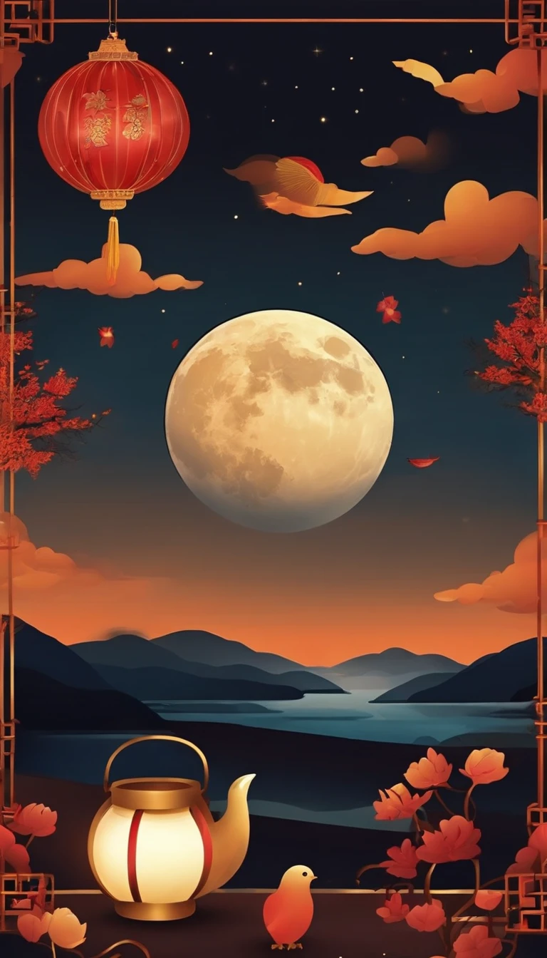 Happy Mid-Autumn Festival,Mid-Autumn Festival,themoon,reunion