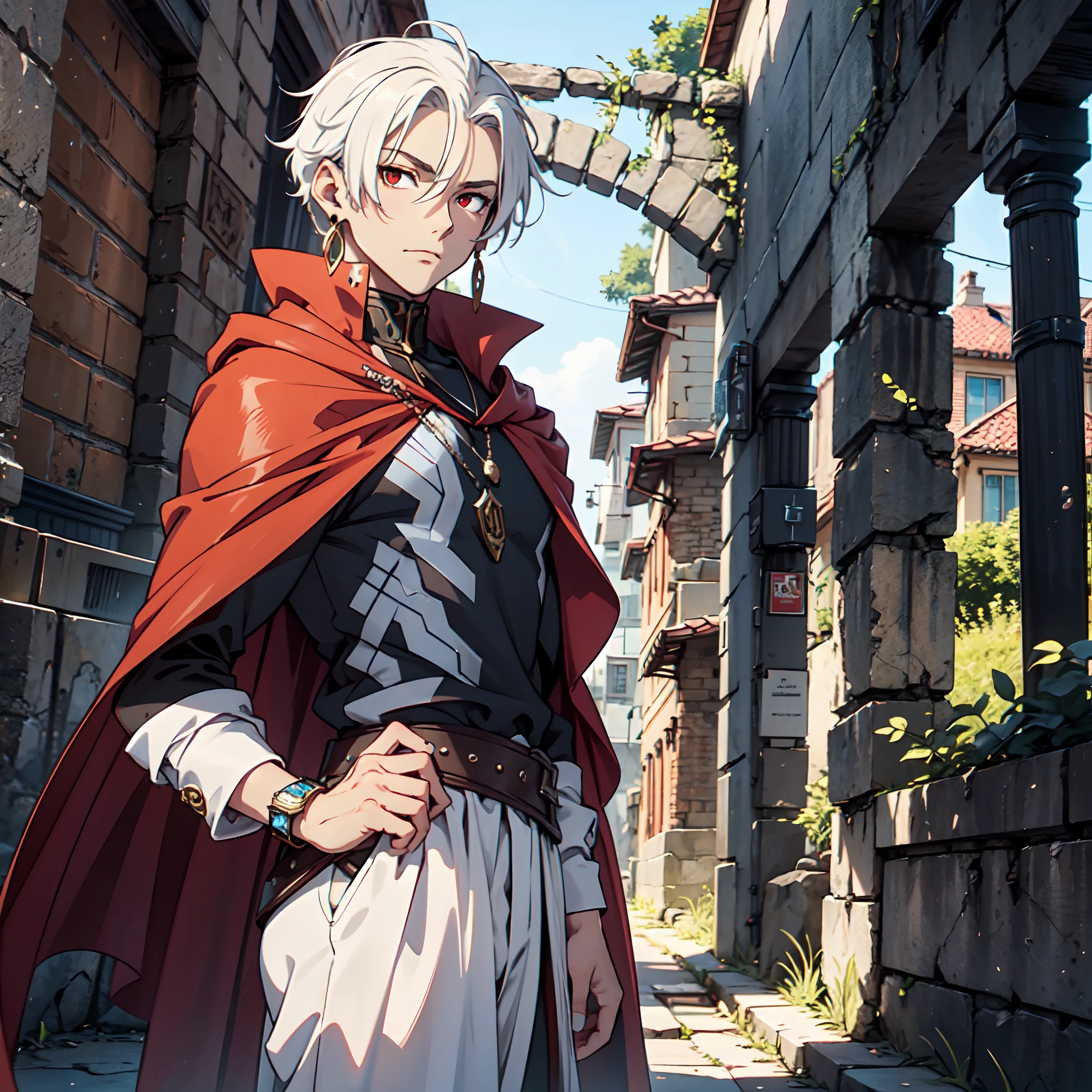 128K Ultra High Definition,
128K Ultra High Quality,
128K Ultra High Resolution,
128K Resolution,
Hyper Detailed,
Hyper Quality,
Hyper Definition,
Perfectly Detailed,
Perfectly Designed,
Masterpiece,
1 Boy,
Anime,
Handsome,
White Hair,
Red Eyes,
Wearing Earrings,
Wearing Necklace,
Jewelries,
Wearing Spartan Armor With Cape,
Ancient Greece Ruins Background,