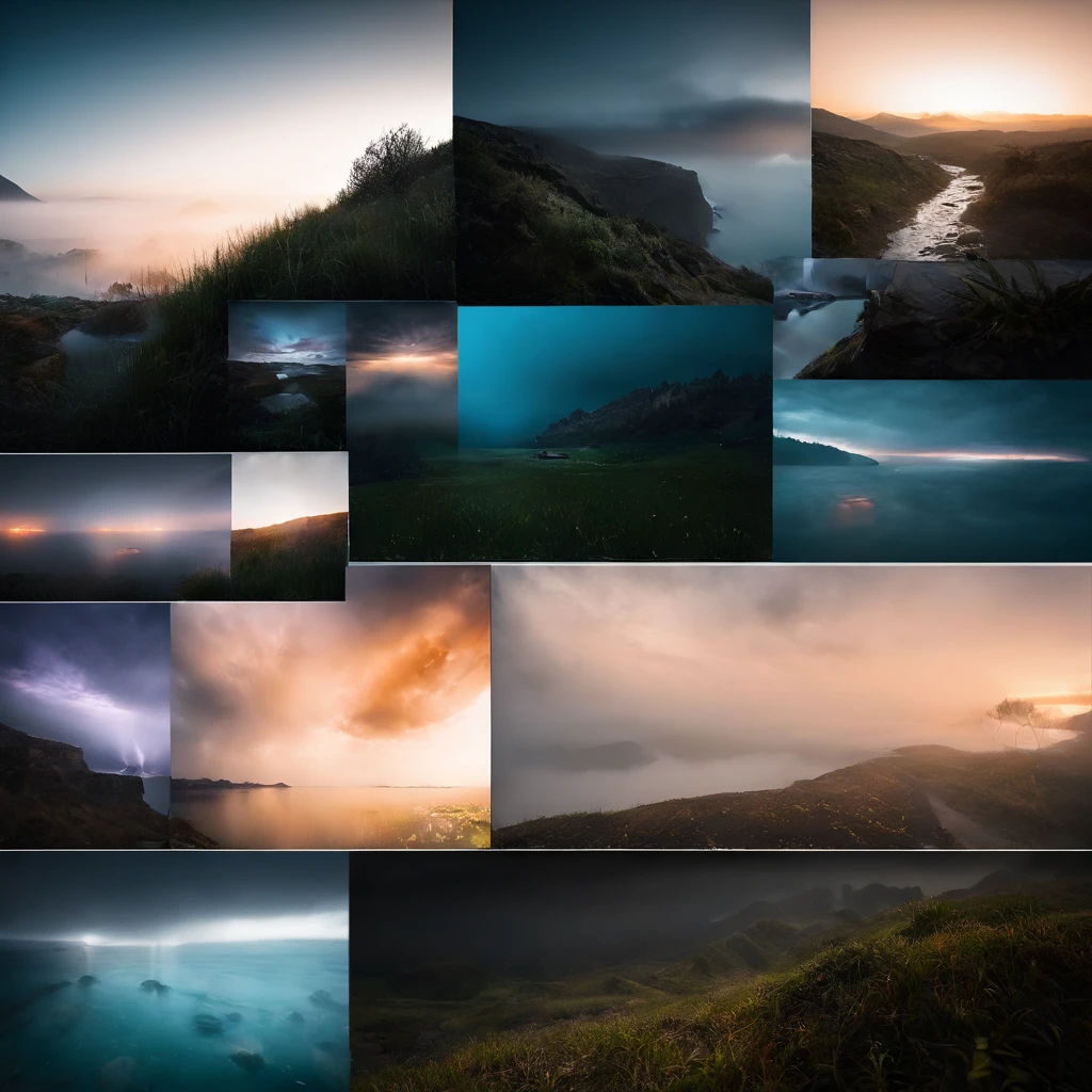 Magnificent view,Forest mountain landscape photography,Nature,It just rained,Bushes in the moonlight,Turquoise blue water,Boulders of various shapes,Alpine cliffs,1 white Phalaenopsis orchid,Minimalist cyan black and white gray tones,foggy sky,Nightmare vision, Dark fantasy plot,Perfect and excellent composition,8K分辨率,the detail,Rain trails,dampness,water stain,very wide angle shot,Jack Guzman's environmental art photography,realisticlying,cinematic compositions,Volumetriclighting,vividness, A detailed, stunning skies, Colorful clouds float,true to life, Pubic area is clear, flawless perfection, Digital SLR, 16k, 1024, 2048, 4096, A detailed, Sharp, best qualtiy, high qulity, absurderes,unmanned background,The is very detailed、Detailed lighting shadows,Trends on ArtStation、iintricate、high detal、dramatics、Midjourney Art(Volumetriclighting:1.2)hdr shot。(Faraway view,Super deep view,ultra-wide-angle,Microfocal length lens:1.2)(realisticlying:1.4)tmasterpiece、high high quality、Beautiful photography、globalillumination、