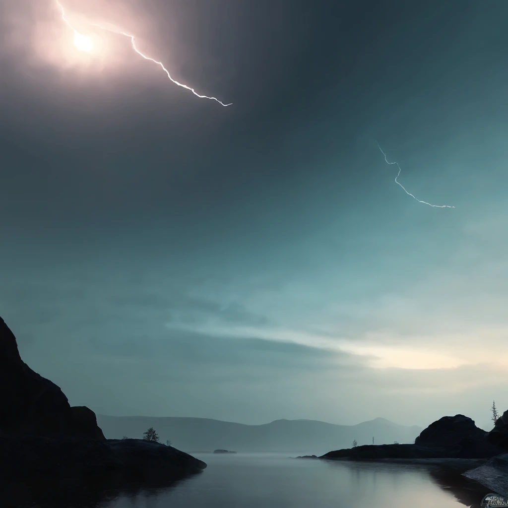 Magnificent view,Forest mountain landscape photography,Nature,It just rained,Bushes in the moonlight,Turquoise blue water,Boulders of various shapes,Alpine cliffs,1 white Phalaenopsis orchid,Minimalist cyan black and white gray tones,foggy sky,Nightmare vision, Dark fantasy plot,Perfect and excellent composition,8K分辨率,the detail,Rain trails,dampness,water stain,very wide angle shot,Jack Guzman's environmental art photography,realisticlying,cinematic compositions,Volumetriclighting,vividness, A detailed, stunning skies, Colorful clouds float,true to life, Pubic area is clear, flawless perfection, Digital SLR, 16k, 1024, 2048, 4096, A detailed, Sharp, best qualtiy, high qulity, absurderes,unmanned background,The is very detailed、Detailed lighting shadows,Trends on ArtStation、iintricate、high detal、dramatics、Midjourney Art(Volumetriclighting:1.2)hdr shot。(Faraway view,Super deep view,ultra-wide-angle,Microfocal length lens:1.2)(realisticlying:1.4)tmasterpiece、high high quality、Beautiful photography、globalillumination、