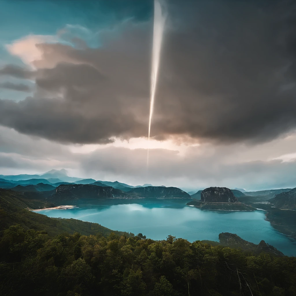 Magnificent view,Forest mountain landscape photography,Nature,It just rained,Bushes in the moonlight,Turquoise blue water,Boulders of various shapes,Alpine cliffs,1 white Phalaenopsis orchid,Minimalist cyan black and white gray tones,foggy sky,Nightmare vision, Dark fantasy plot,Perfect and excellent composition,8K分辨率,the detail,Rain trails,dampness,water stain,very wide angle shot,Jack Guzman's environmental art photography,realisticlying,cinematic compositions,Volumetriclighting,vividness, A detailed, stunning skies, Colorful clouds float,true to life, Pubic area is clear, flawless perfection, Digital SLR, 16k, 1024, 2048, 4096, A detailed, Sharp, best qualtiy, high qulity, absurderes,unmanned background,The is very detailed、Detailed lighting shadows,Trends on ArtStation、iintricate、high detal、dramatics、Midjourney Art(Volumetriclighting:1.2)hdr shot。(Faraway view,Super deep view,ultra-wide-angle,Microfocal length lens:1.2)(realisticlying:1.4)tmasterpiece、high high quality、Beautiful photography、globalillumination、