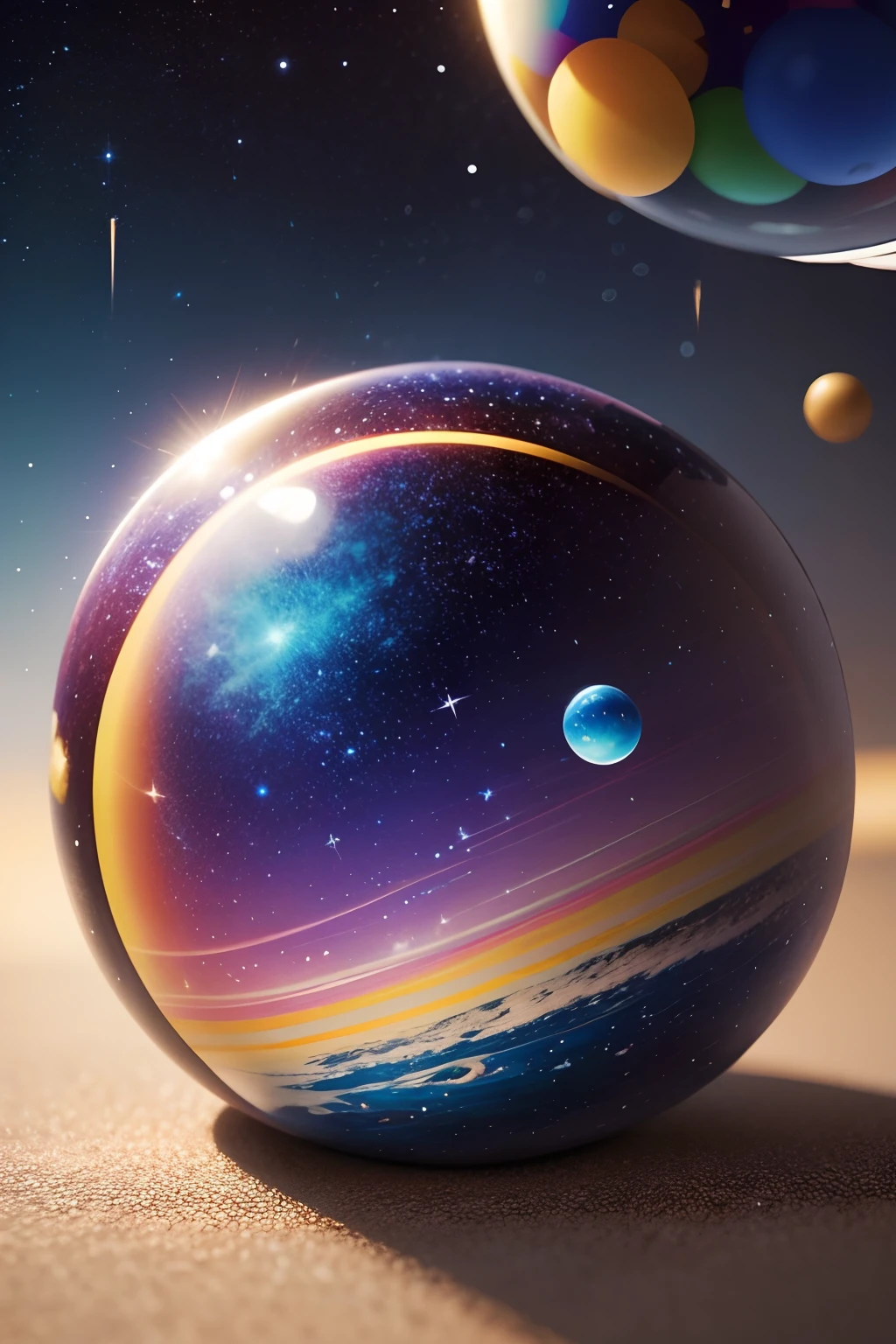 a color，Starry sky sphere，Marbles，Colorful，Magic