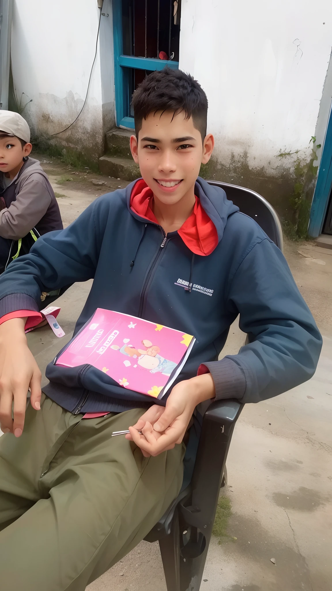 A cute boy
