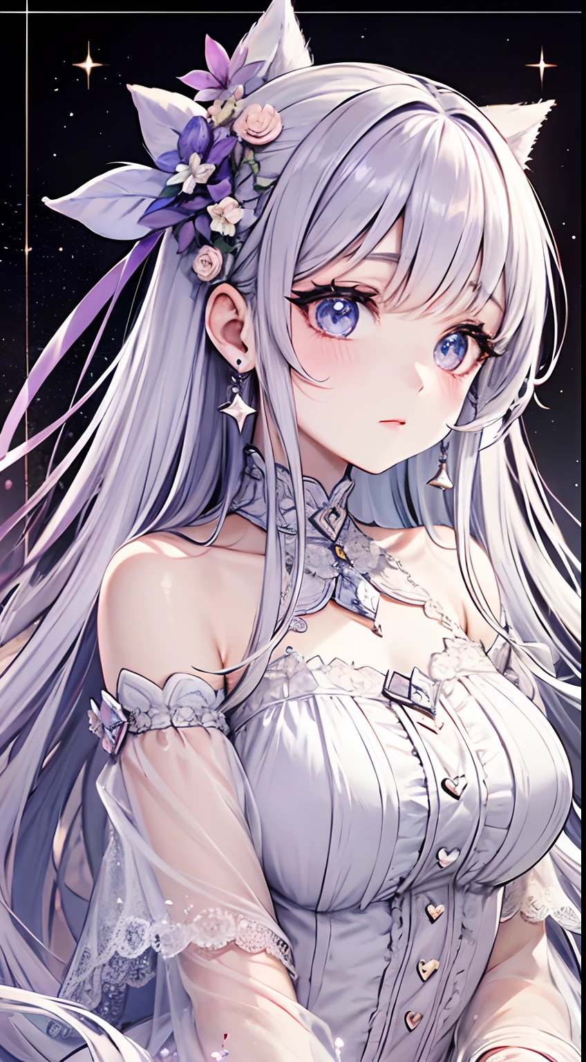 “{proposed_keywords}”: "Guess Child, eye, Lovely"
“{proposed_colors}”: "Pastel pink, lavender, Silver Glitter"
“{proposed_style}”: "Anime style, Dreamy"
“{proposed_textures}”: "Glitter, Clean"
“{proposed_lines_description}”: "Delicate, " of the curve "
“{proposed_form_description}”: "Big eyes, long eyeslashes, Star and heart accents"