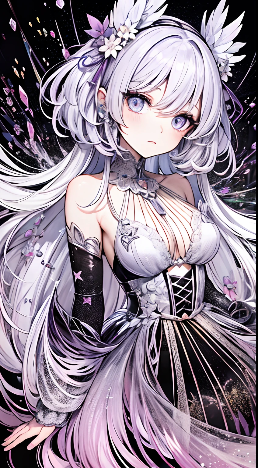 “{proposed_keywords}”: "Guess Child, eye, Lovely"
“{proposed_colors}”: "Pastel pink, lavender, Silver Glitter"
“{proposed_style}”: "Anime style, Dreamy"
“{proposed_textures}”: "Glitter, Clean"
“{proposed_lines_description}”: "Delicate, " of the curve "
“{proposed_form_description}”: "Big eyes, long eyeslashes, Star and heart accents"