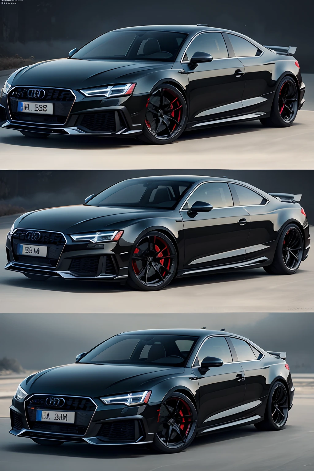 audi car in balck color