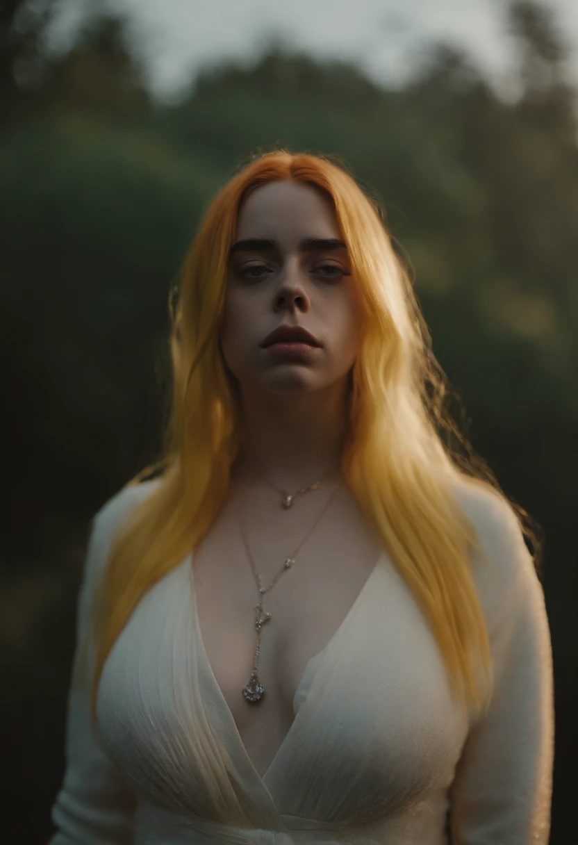 Billie Eilish achieves big breasts, nue