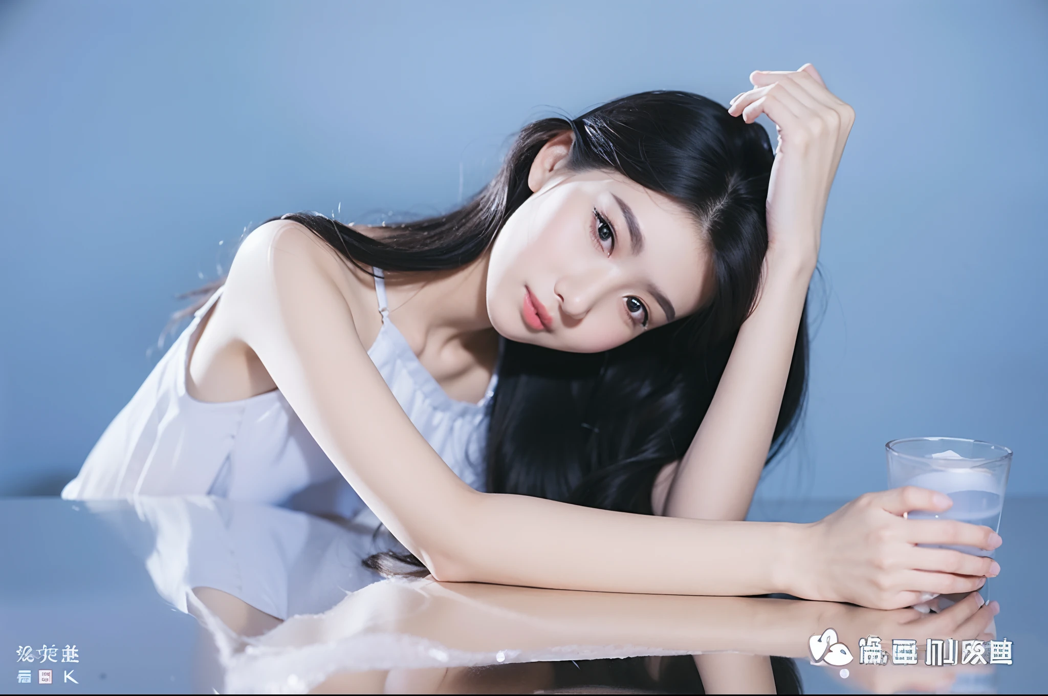 (((Medium hair))), best qualtiy, 8K, hdr, A high resolution,Flaming red lips, absurderes:1.2, blur backgroun, Background bokeh:1.2, photography of, (RAW photo:1.2), (真实感:1.4), (Masterpiece:1.3), (complexdetails:1.2), 1girll, 独奏, japanaese girl, delicated, Beautiful detailed, (Delicate double eyelids), (Detailed facial features), Bigboobs, (((Large breasts))), Skin Firm, (Looking_at_peeping at the viewer), From_Front, (being thin),(best qualtiy:1.4),(超A high resolution:1.2),cinematic lighitnglamplight,(Extremely detailed illustration),(Gloss on lips,best qualtiy,超A high resolution,depth of fields,Caustics,Extensive illumination,naturalshadow,85mm, f/1.4, iso 200, 1/160s:0.75),1girll, Solo, (((Silk vest))) Smile, ((silk garment,pleatedskirt,Classroom))