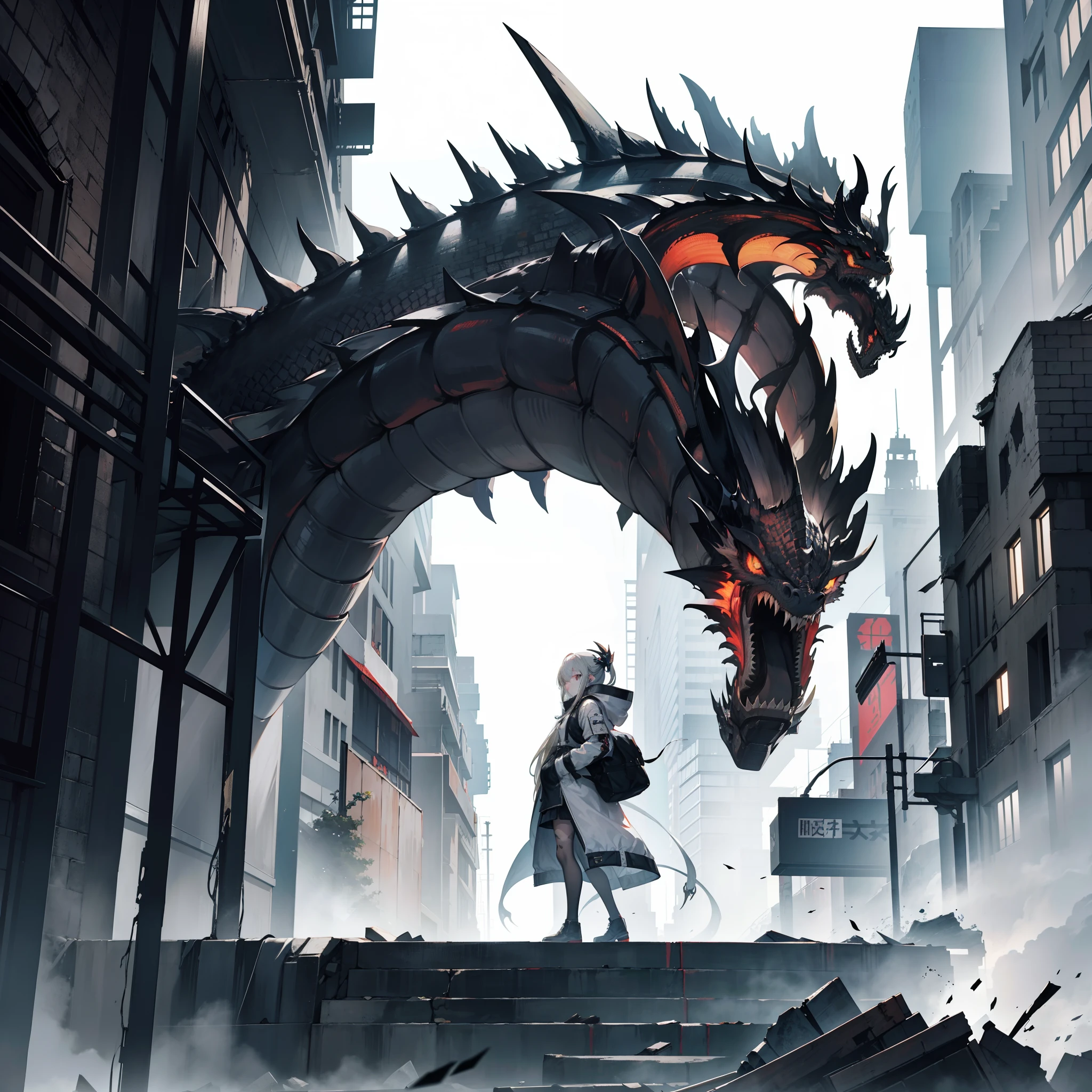 Very Wide Shot, [city:rubble:0.4], Kaiju, tentacles, magical  girl, Lori, [Anime:Realistic:0.1], Petit, (cum in :1.1), cumdrip, (tearful:1.1), various colors hair, (chest jewel:0.9), Black theme, ([Hair Ribbon:Hair Ornament:0.2]:0.8), (dirty:1.2), (Torn clothes:1.1), floating, Multiple girls, spark of light, (explosions:0.8),