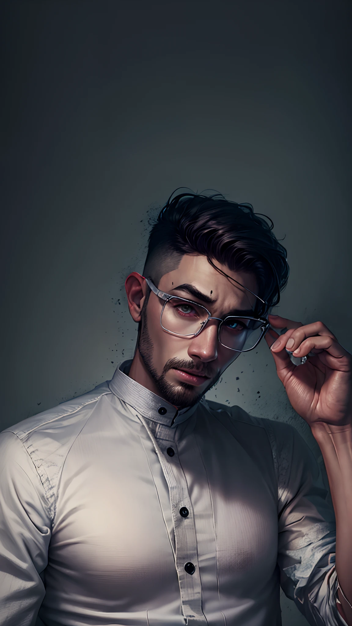 Change background horror handsome boy , realistic face. 8k ultra realistic,