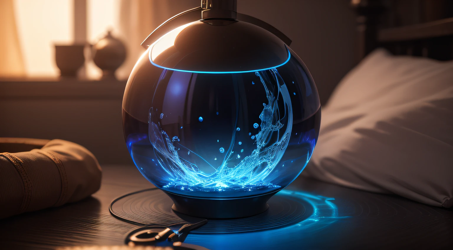 8k alchemy with lots of blue lights