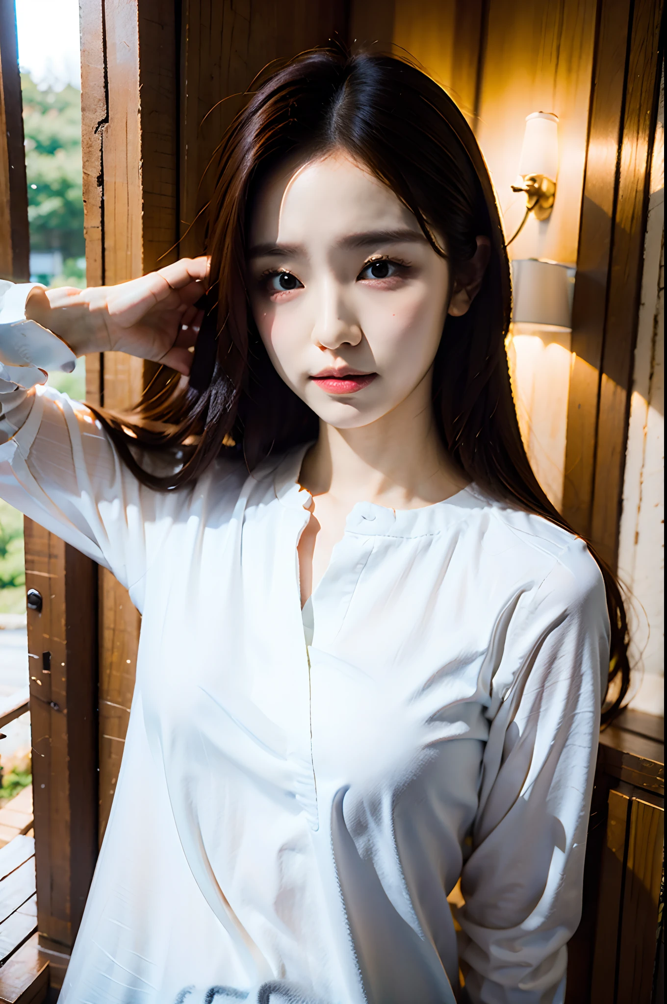 white shirt
