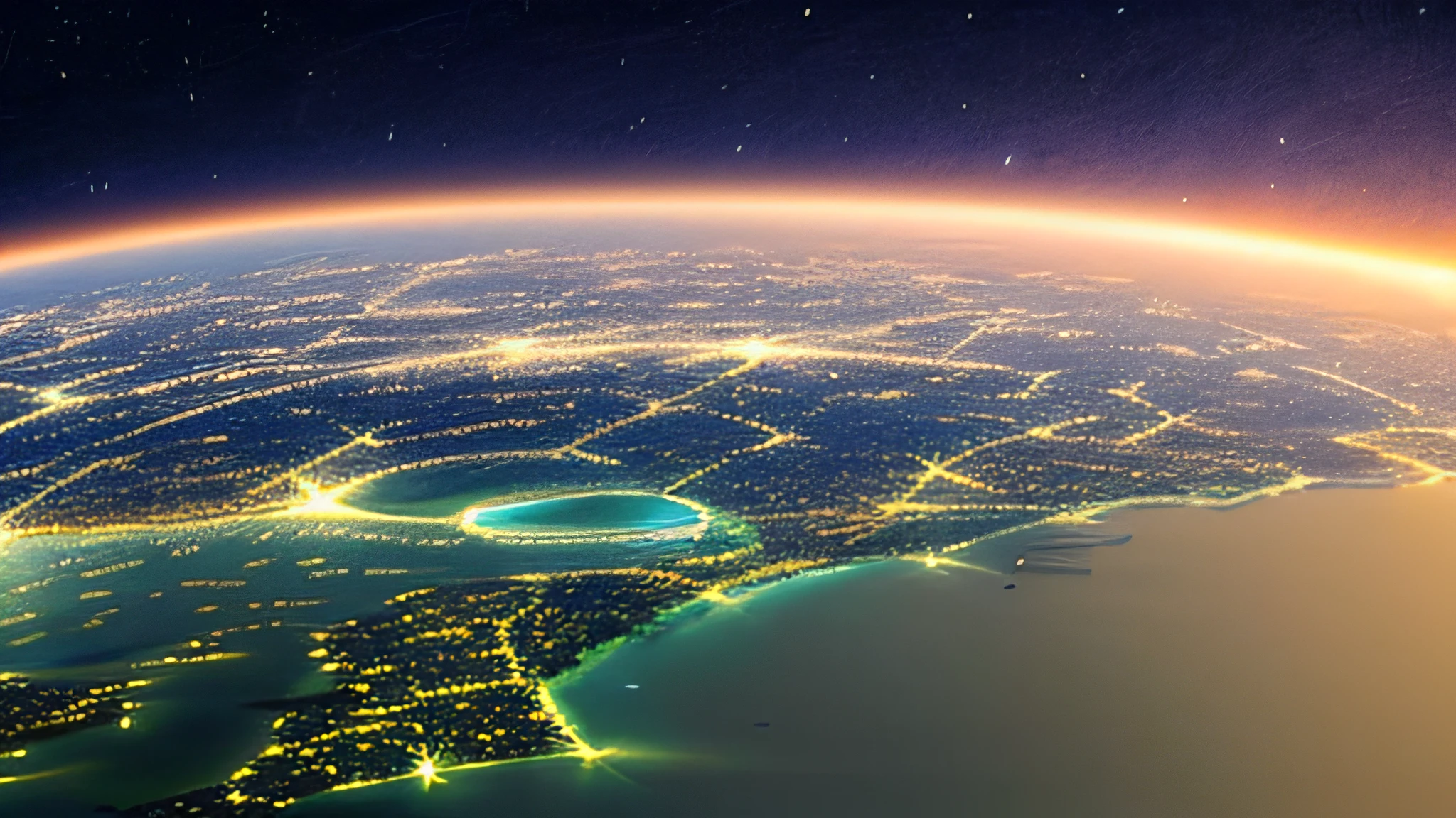 futuristic city
