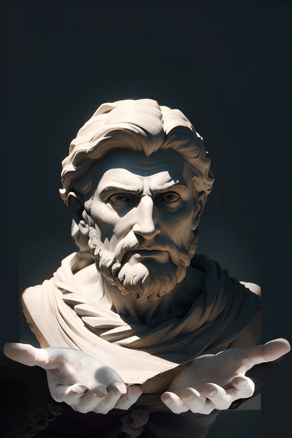 I ran my hand is petrified , com detalhes, E trincos. Taking away the imperfections, is not the same as Statua.