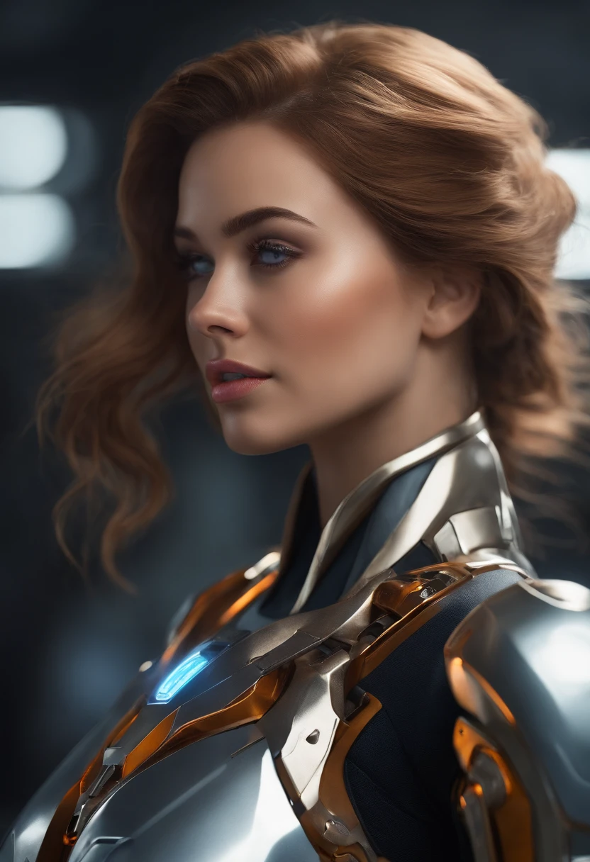 ultra-realistic realism,Beautuful Women,mechs