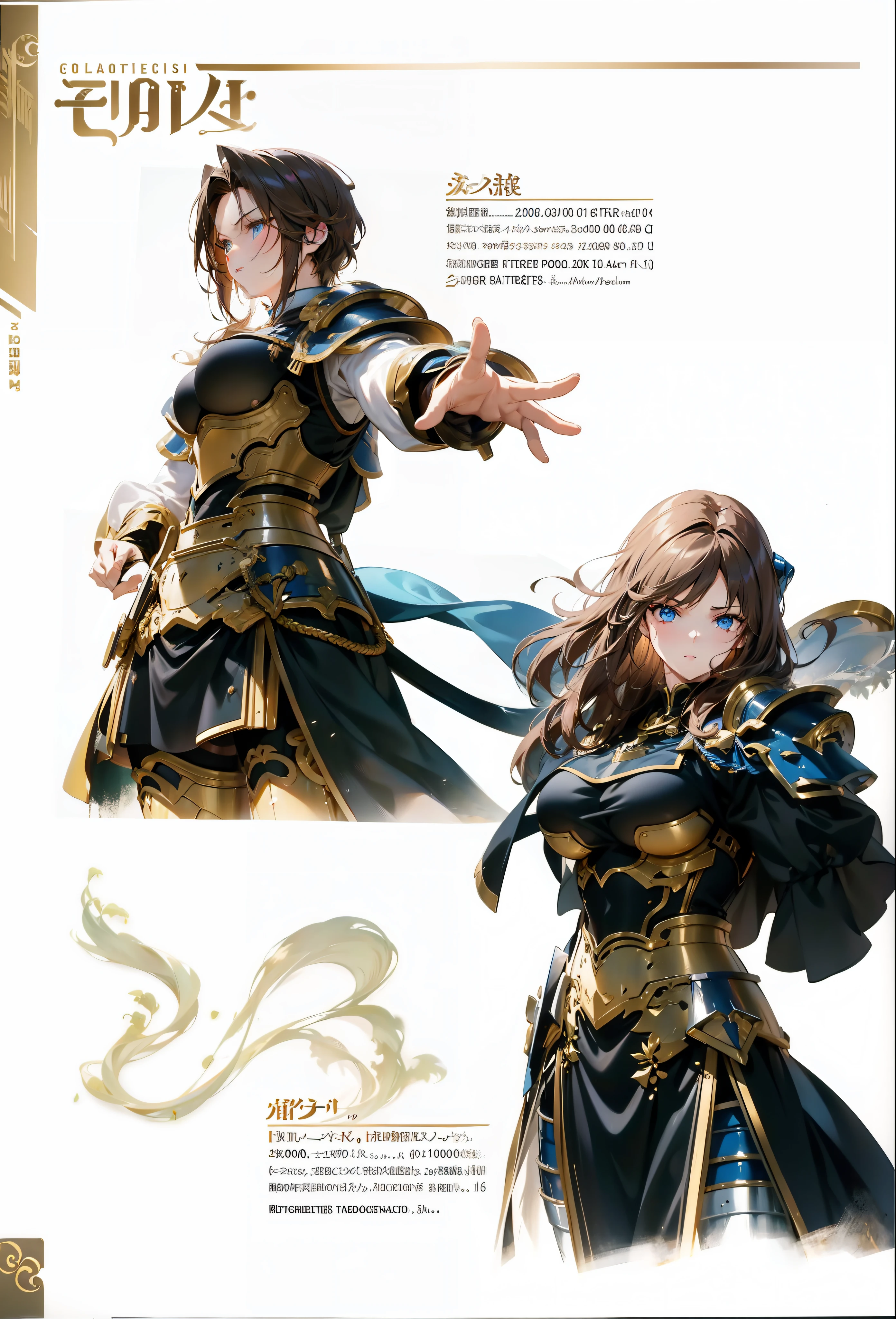 brunette color hair,hentail realism, shadowing,,character sheets, reference sheet, Standing painting, 8K, Super detail, 1080p, Male HD,male people, 16k, A high resolution, Best quality, High quality, Anatomically correct, Masterpiece, ccurate, hyper HD,As graceful as a swan,unreal-engine, Ghibli-like colors, anime big breast, Standing painting, angle of view,battle armor,male people