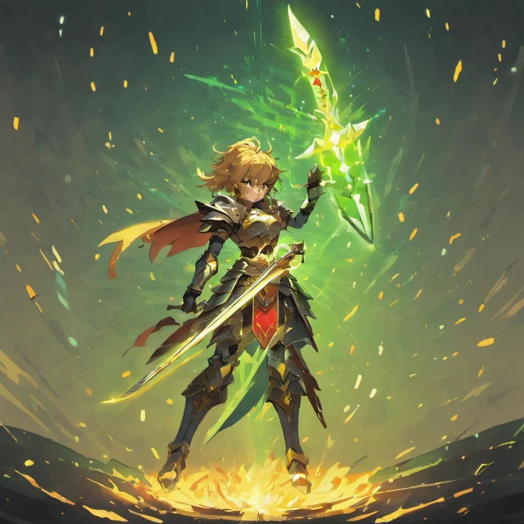 "In a fantasy world full of epic battles, You are summoned to create legendary sword designs, Known as Aegis. Aegis is a legendary sword,Placed inside a protective cover, Represents strength and protection. Your mission is to use your pixel art skills to create impressive Aegis representations. The shield should have a strong and imposing appearance, Details and textures reflect its powerful nature. The sword inside the shield should convey grace and danger. Use limited colors to create clarity, Striking pixelated image. Get creative with details and shadows,Bring Aegis to life, Become a feared and admirable weapon in the game world. Show off your pixel art skills,And create amazing pixel art from Aegis,Delight players!"