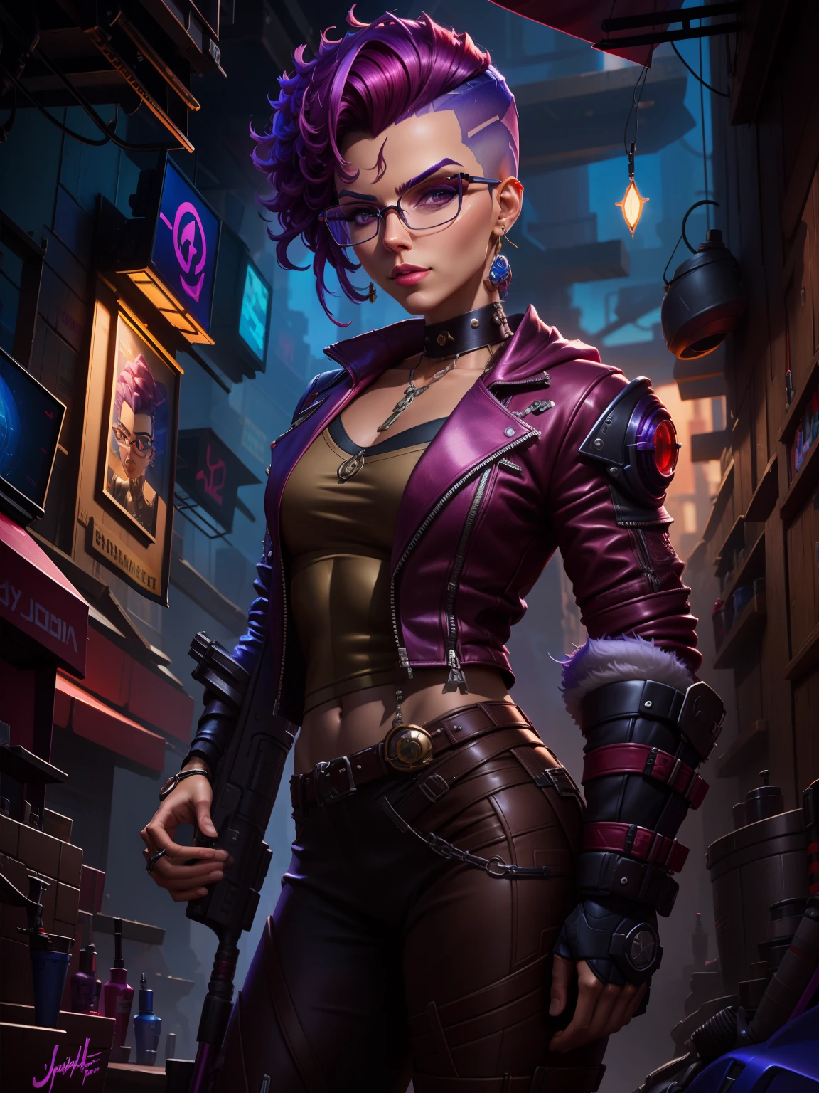 um close up de uma pessoa com cabelos ruivos e uma espada, we, arcano, Artgerm Julie Bell Beeple, Retrato de Jinx de Arcane, cushart krenz arte chave feminina, Artgerm extremamente detalhado, Alexandra Fomina Artstation, Arcanum We, arte de splash do personagem, Artgerm Plano, Modelo IG | Artgerm