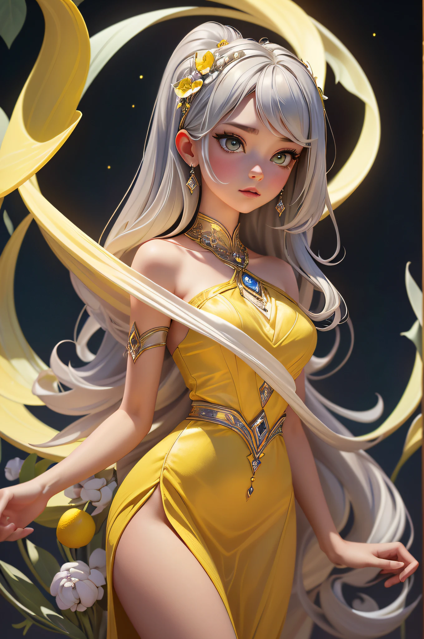 (masterpiece),(Highest quality),(Very detailed),
(whole body:1.2), (Studio Background),(Clean background),(Blurred Background), One Girl, a bit, (Beautifully detailed face), (Beautiful attention to detail)
Long Hair, smile, Shortcuts,