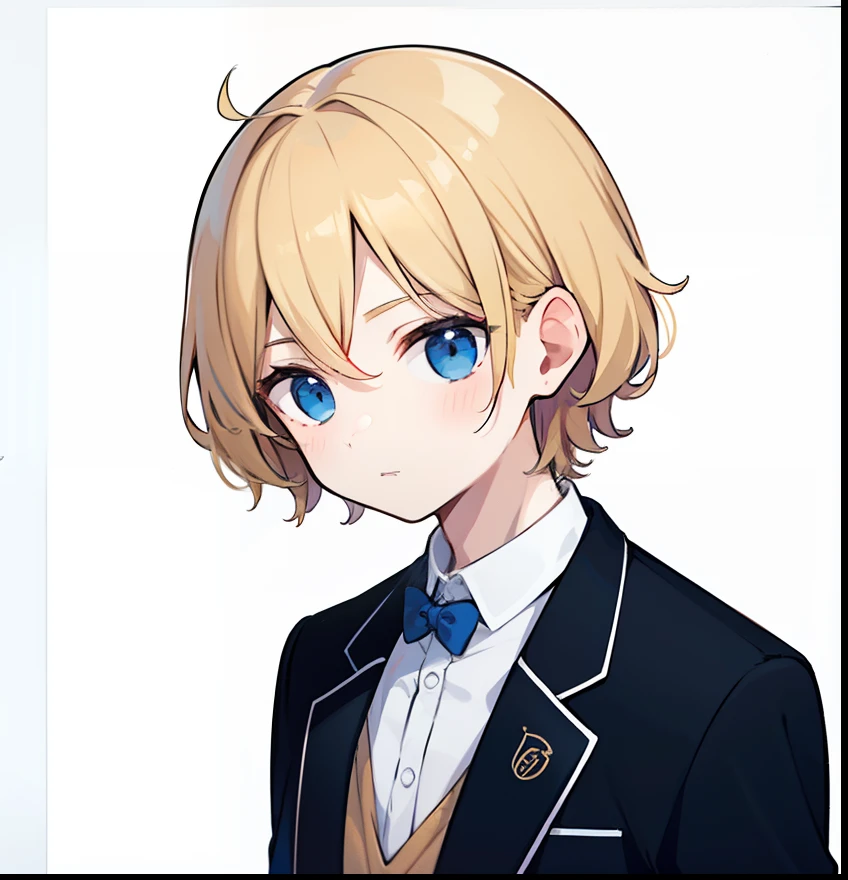 hiquality、superfine illustration,masutepiece,Animated,1boy,man,Man's,Guy,man,Man's,Short hair,Curly hair,Parted bangs,Blonde hair,Blue eyes,White skin,Handwriting style