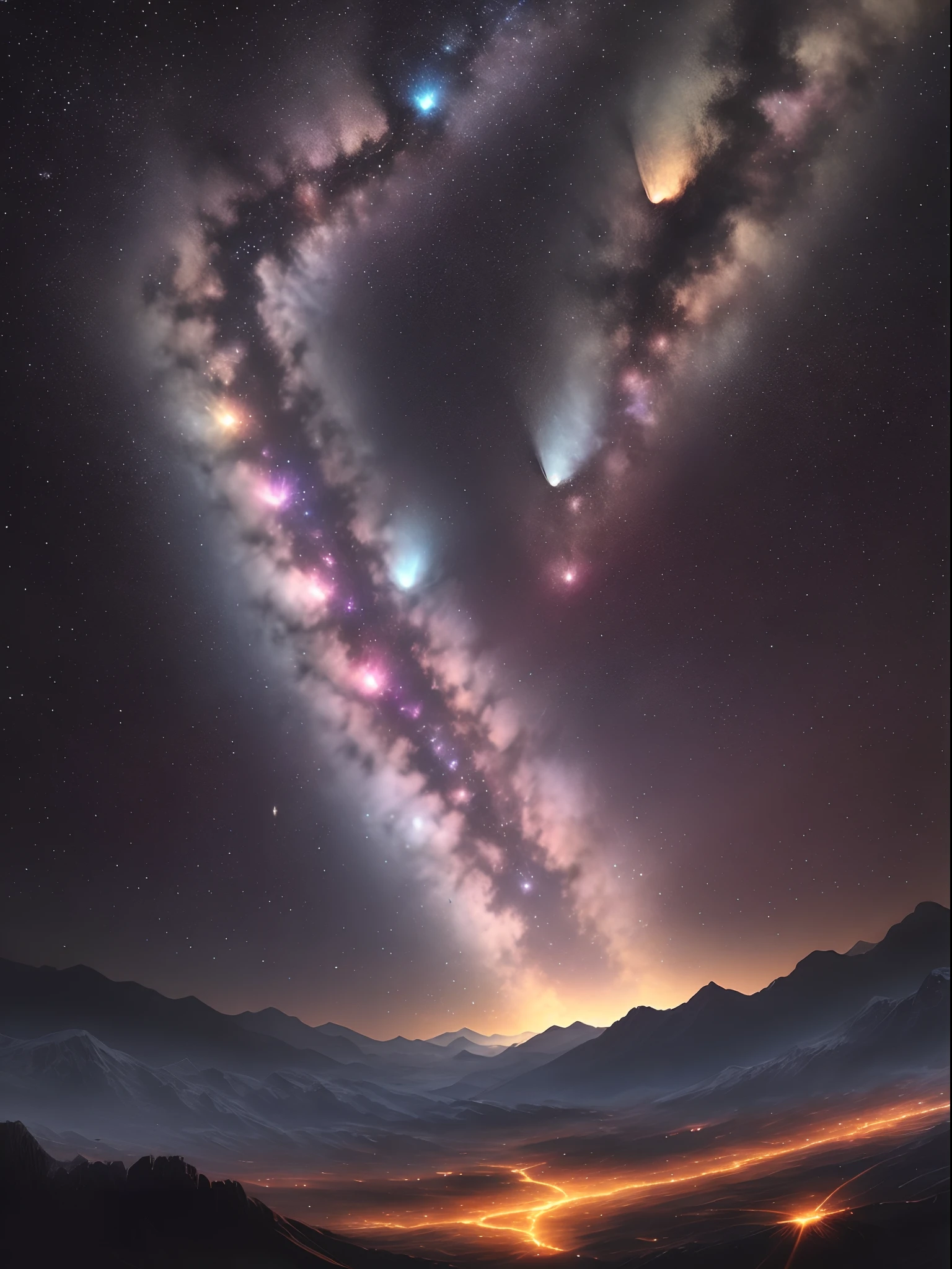 #nigh sky#intergalactic#meteors#meteors