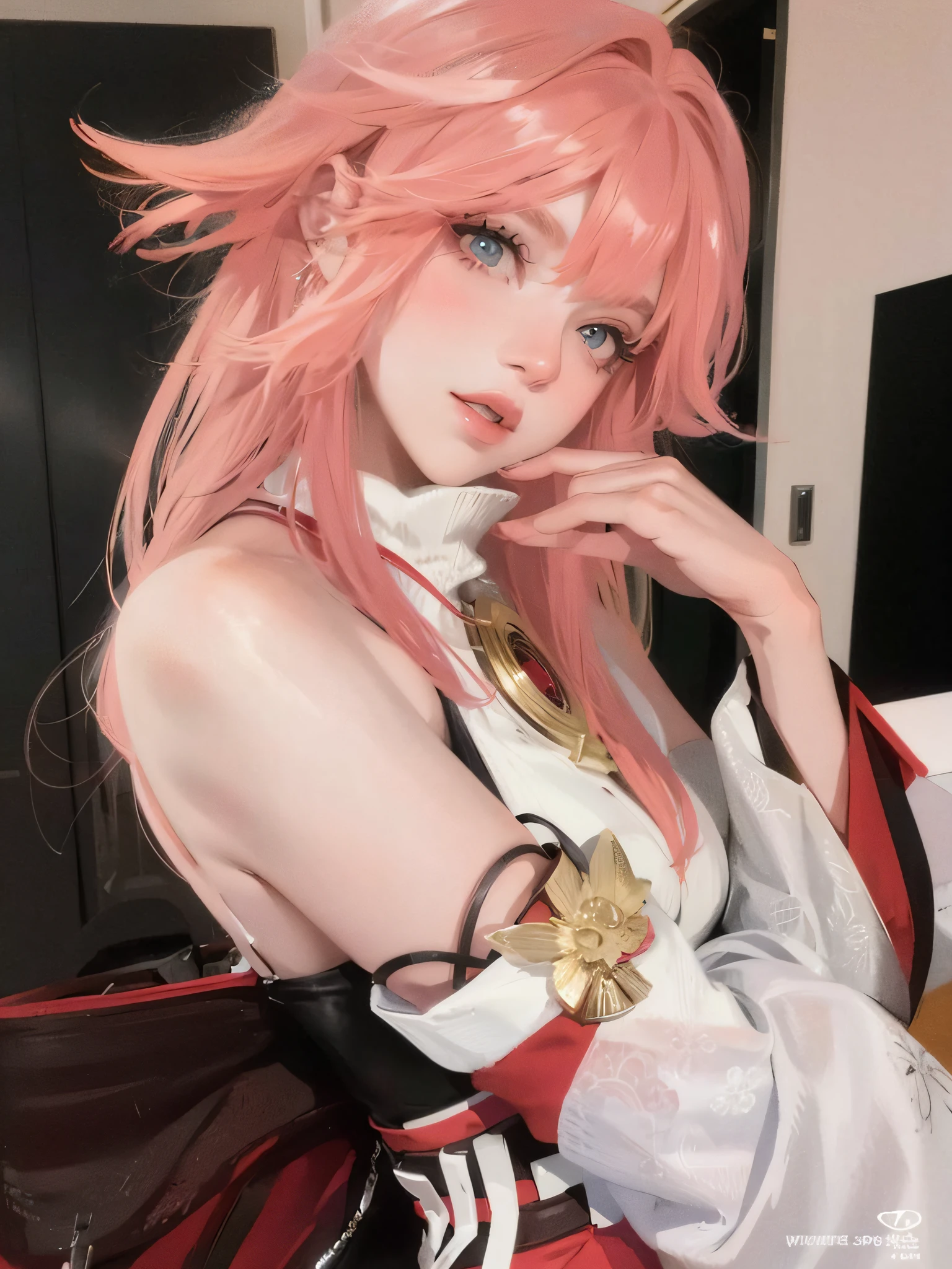 anime girl with pink hair and wings、cgsociety、mechanical na short dress、sakura petals around her、perky woman made of petals、Detailed Digital Anime Art、beautiful anime art、Anime art wallpaper 8k、8K high-quality detail art、anime art wallpaper 4k、anime art wallpaper 4k、beautiful anime art、Beautiful digital artwork