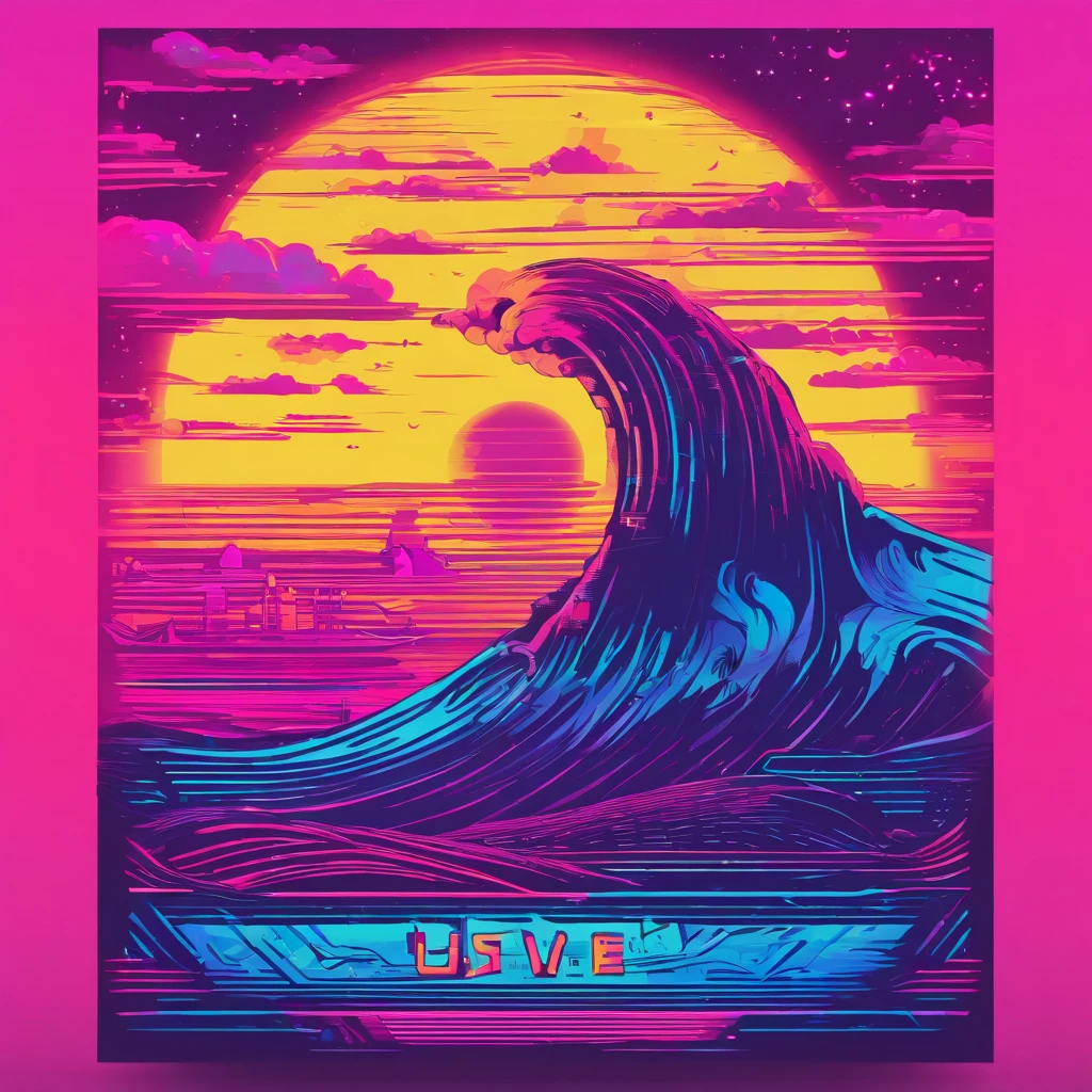 The waves are just like a hardworking poet, singing their song without break, masterpiece, best quality