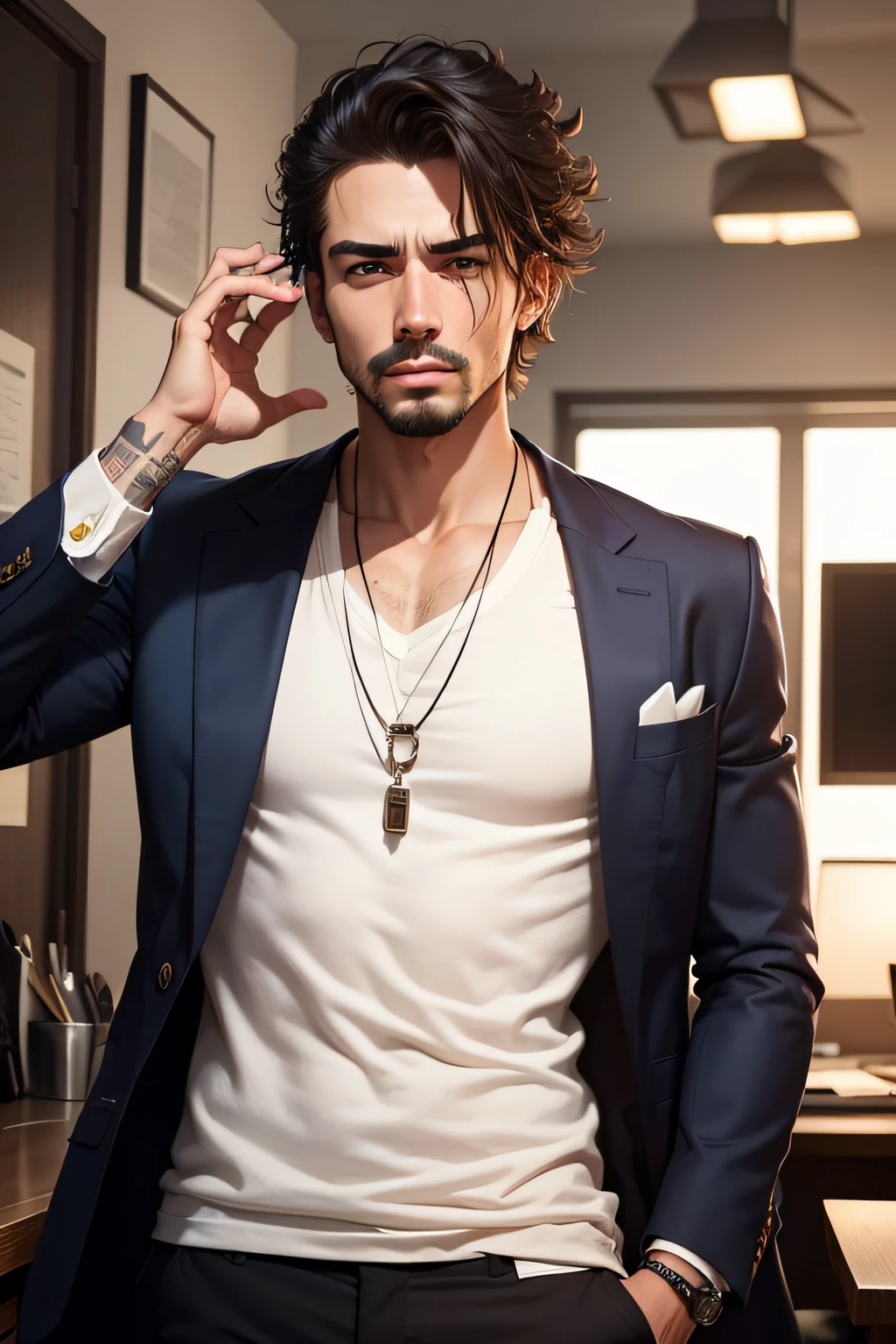 A man who is insanely cool and feels like he can work