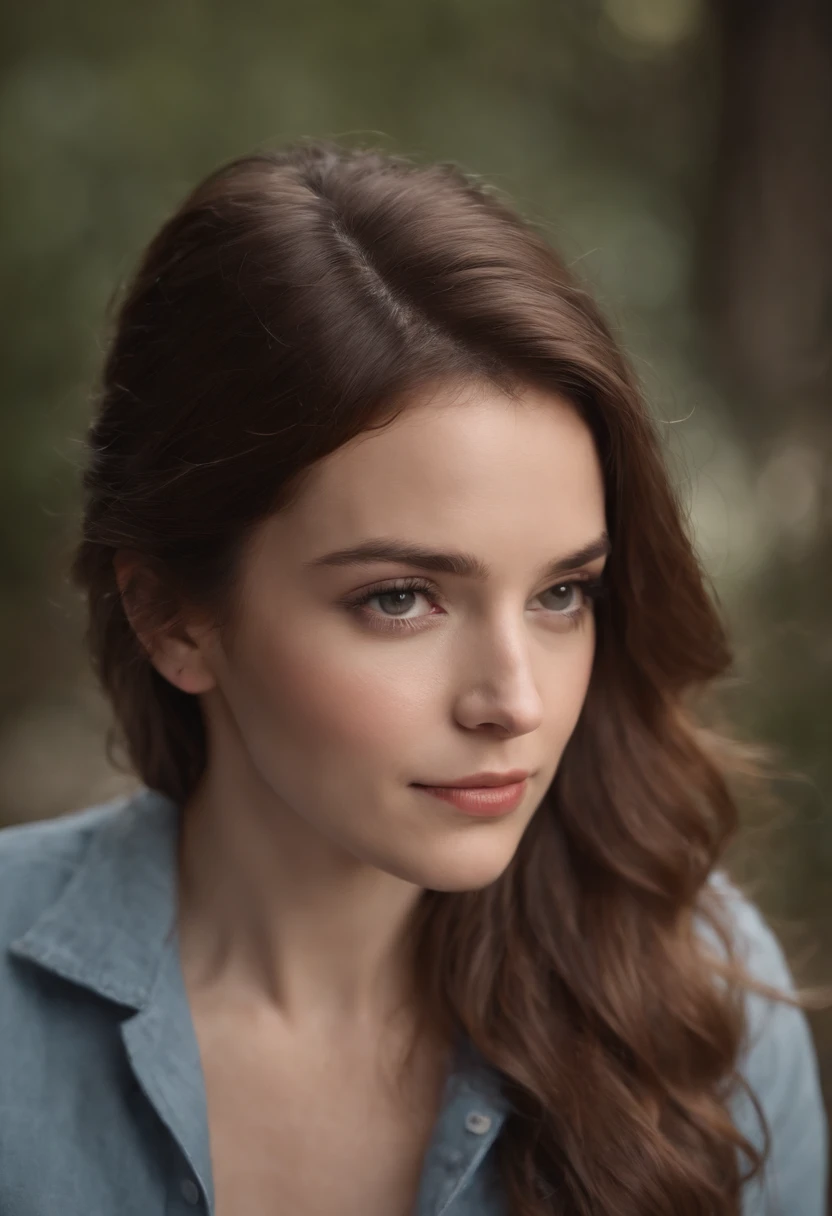 Una mujer con impermeable, in the style of detailed atmospheric portraits, Imagen UHD, Caras serenas, punteado, primer plano, Romantic chiaroscuro, Classic Portrait --AR 245:368 --V 5.1 --estilo crudo