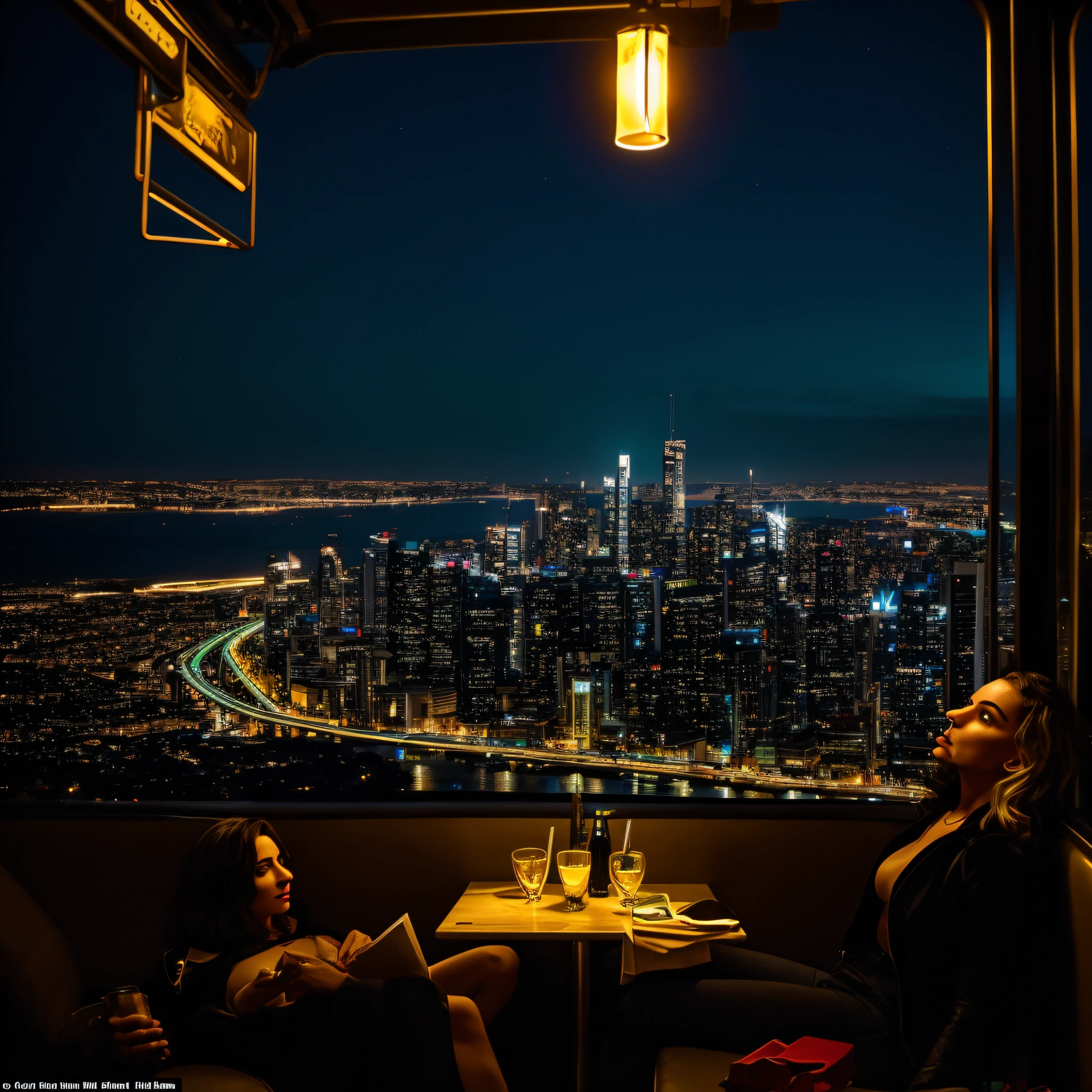 PBLV, illuminated by the golden glow of city lights, navigates the urban jungle, where every corner is a testament to the influence of pop culture