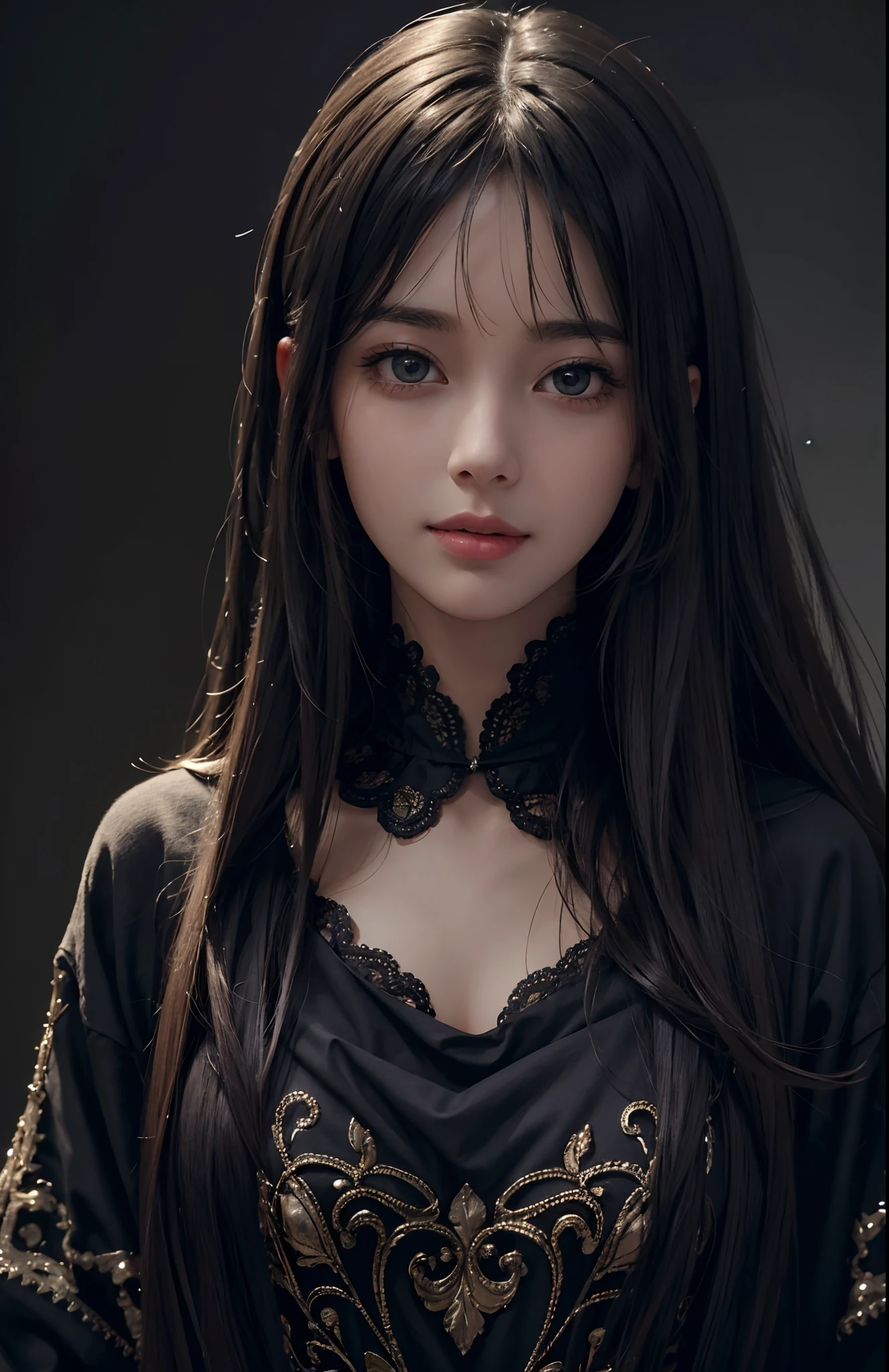 anime image of a woman with long hair and a black top, anime visual of a young woman, female anime character, today's featured anime still, shuushuu anime image, anya from spy x family, in the anime series ergo proxy, yuuka kazami, anime visual of a cute girl, misato katsuragi, yayoi kasuma