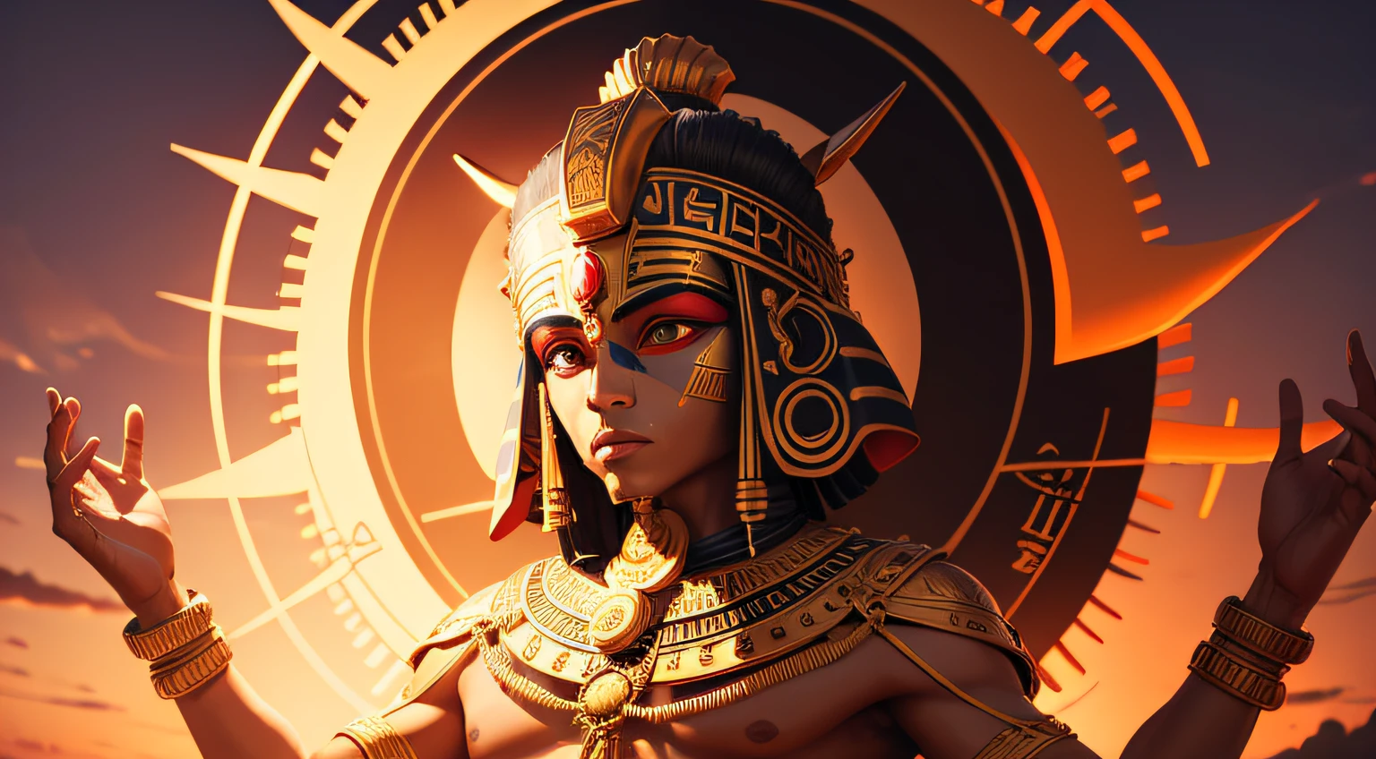 picture of sun god Ra