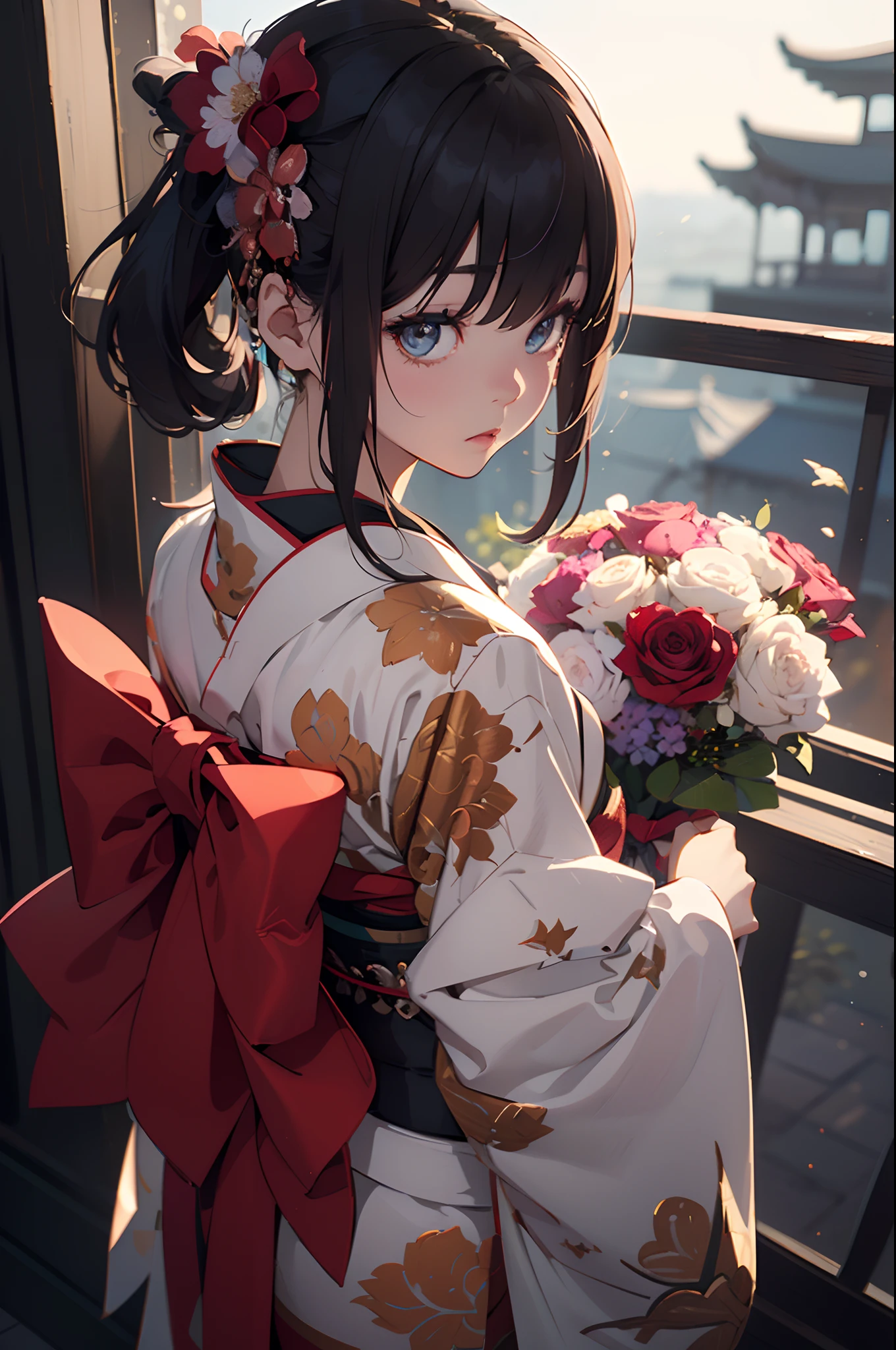 (masterpiece1.5),hyper quality, Hyper Detailed,Perfect drawing,Beautuful Women、lustrous beautiful skin、Melancholy look、(((Beautiful muscles)))、(((beautiful outfit)))、3D、16K illustrations、((clearface))、Hi-Res、Nice backgrounds for your subject、beatiful backgrounds、spot light、Vibrant colors、(((Detailed drawing)))、Perfect Beautiful Girl、(((Perfect Photo)))