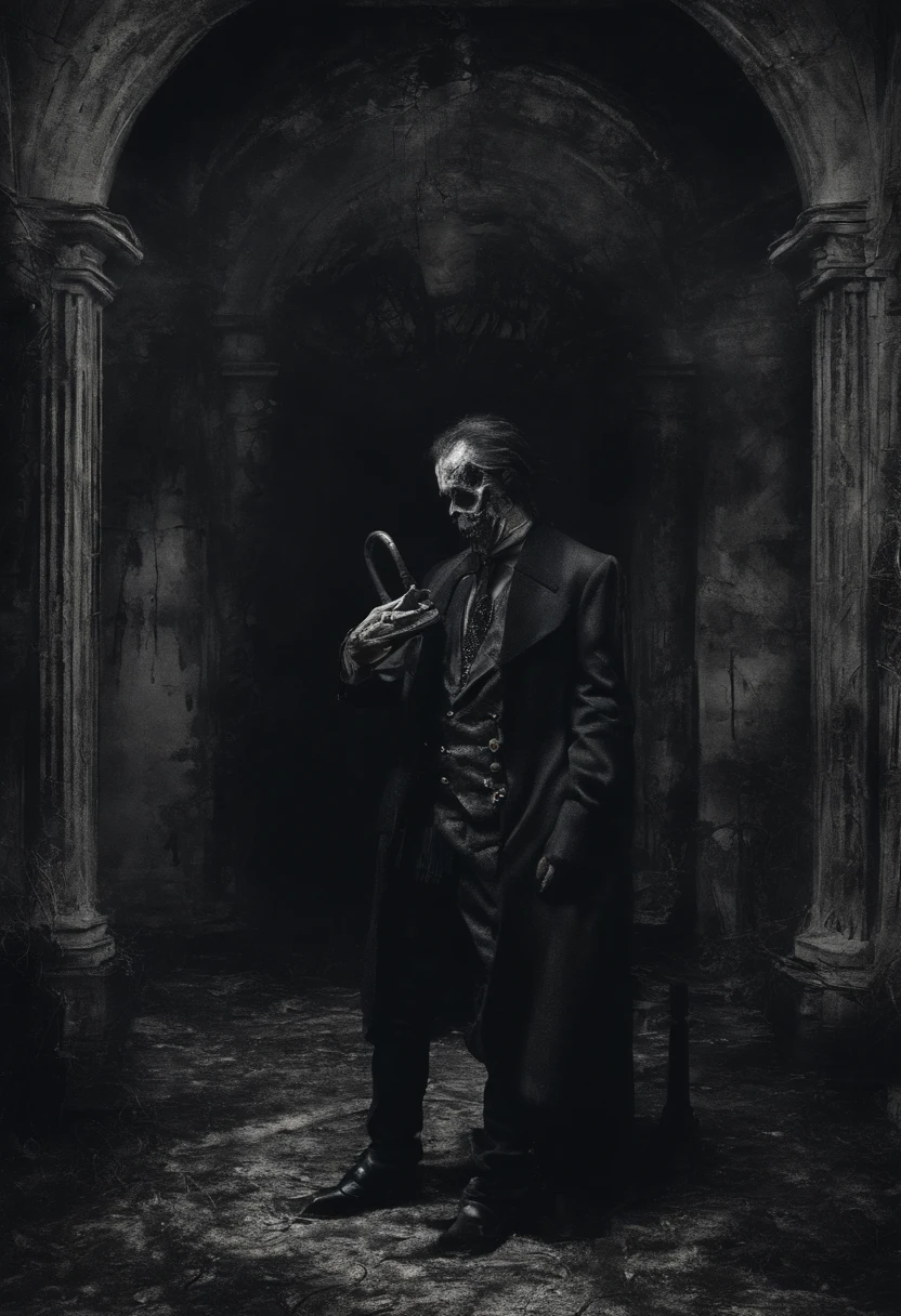 A man is answering the phone。Completely realistic, Full high resolution, Well made,detail-rich