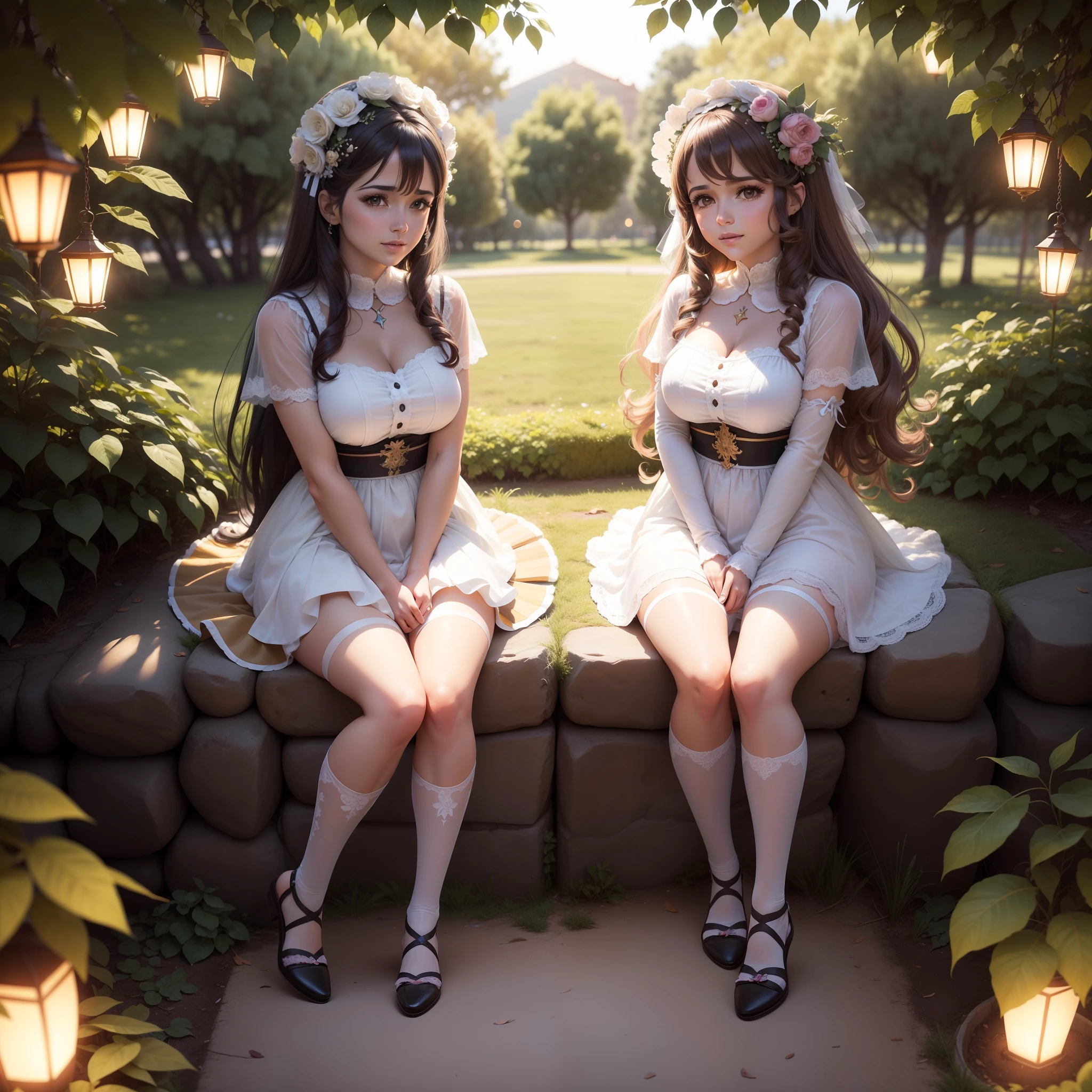 2 hachas iluminadas por dios