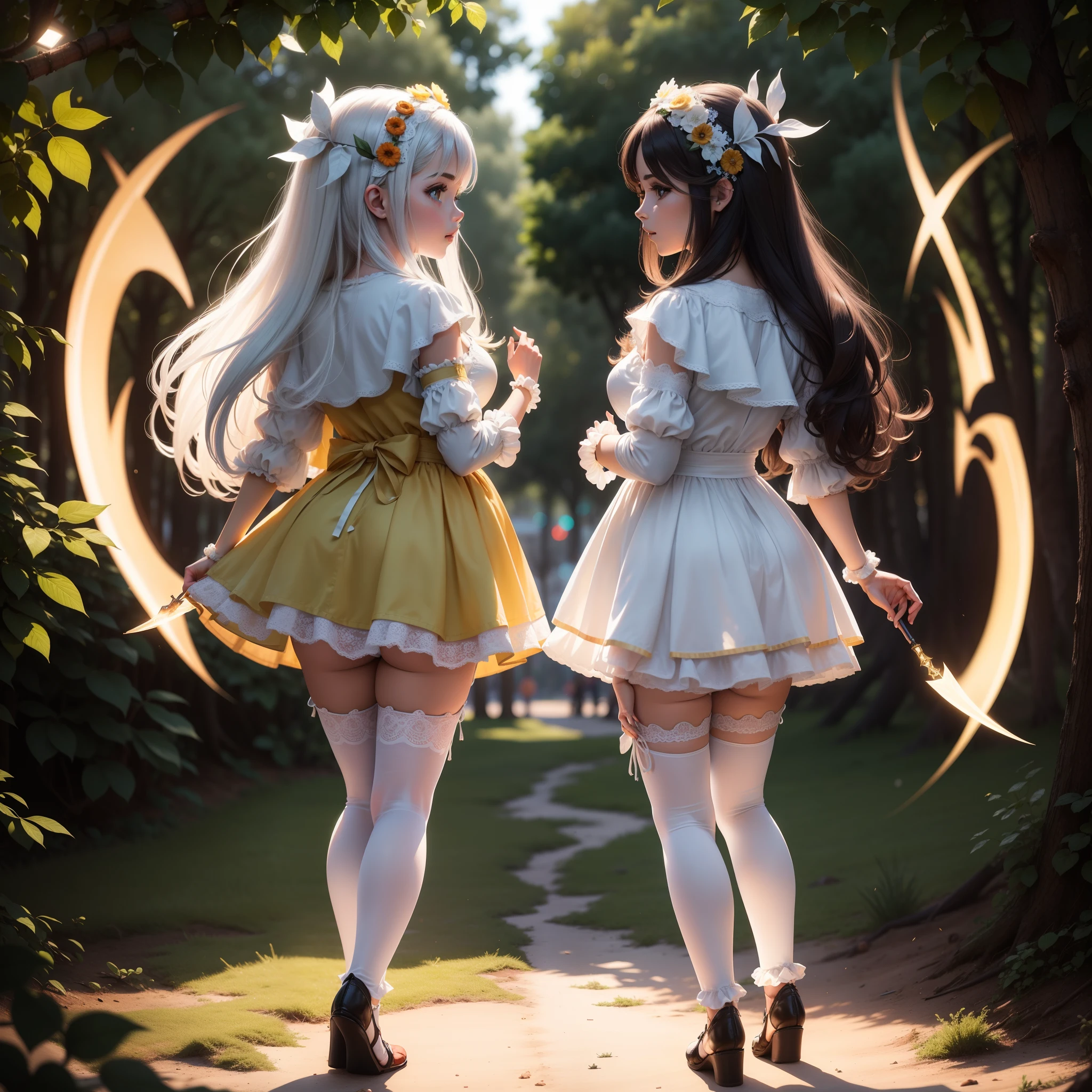 ((David Hamilton:1.37, White and vivid colors))、(Tiny Oppai-Loli Twins:1.37)、{(Dynamic-angle)|(from side)|(from back)|(from below:1.2)}、{(((Kissing face to face)))|(Standing Full Body:1.2)|Wide Shot}、{(Floating hair:1.2)|(Strong wind)|(Ass focus)}、8K best quality、((Masterpiece:1.2、Photo-realistic:1.4)), { kodachrome | realistic | photorealistic | RAW }、((Detailed KAWAII Face、Detailed glistening ivory skin))、Extremely Detailed、Smooth shading、{Zoom Layer|clear focused}、Soft Lighting with many Follow lights、{Childish|Gigantic Cleavage:1.37}、((school uniform with white tiny panties:1.37))、{Flowers|Flower wreath|ssmile|perplexed|seductiv|Different types of hair colors}、{(Light Particles:1.2)|(Lens Flare)|(Luminescent Particles:0.6)}、{Forest Lakeside|Lakeside Cottage|Before dawn|magic hour|morning glow|foggy}、{ Whole Body proportions and all limbs are anatomically accurate | ((no extra limbs)) } .