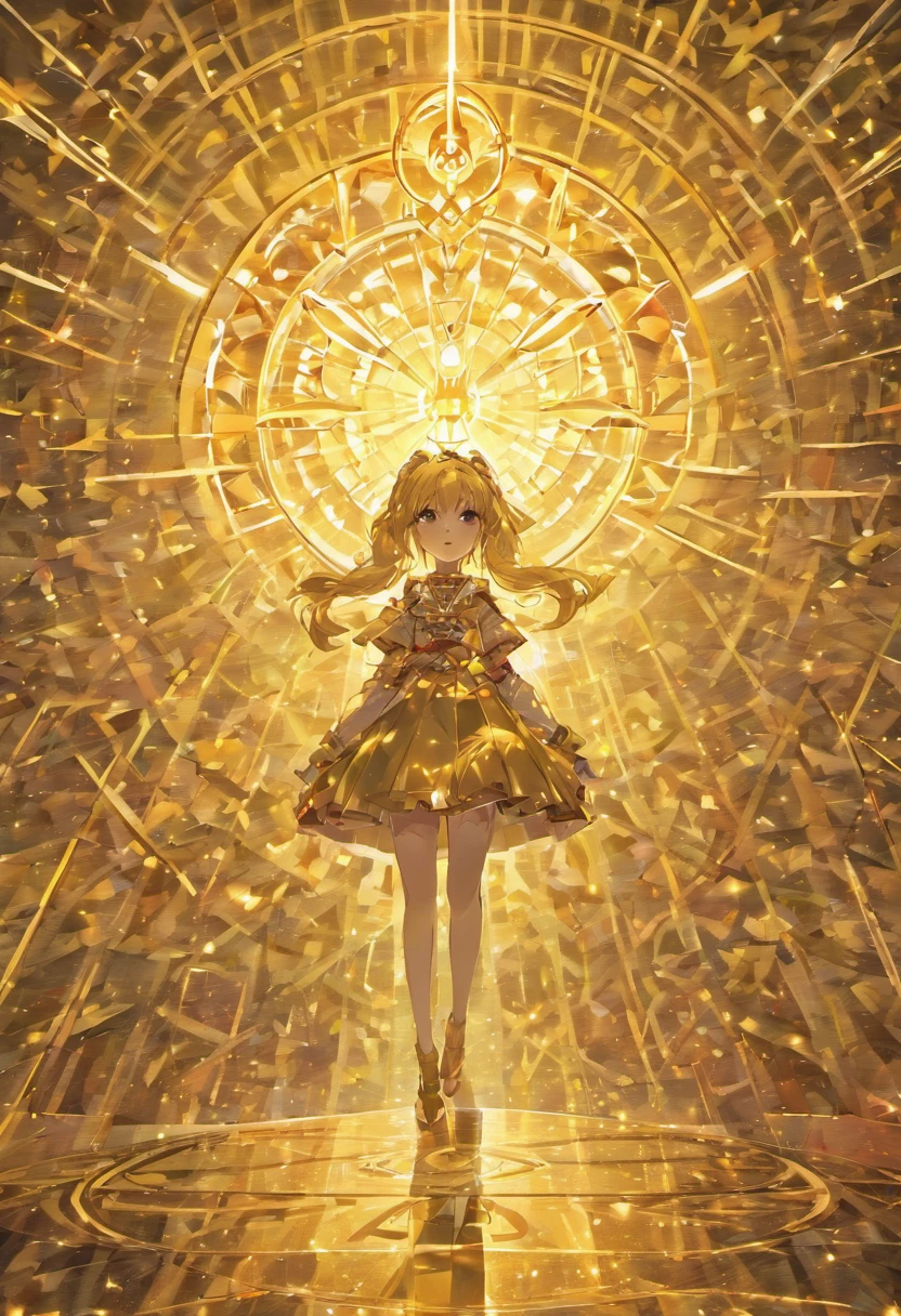 Geometria Sagrada, Eu superior, dourado, Geometria, Fibonacci, translucent . (Prompt negativo : Rostos, pessoas, Forma das pessoas, Background Story)