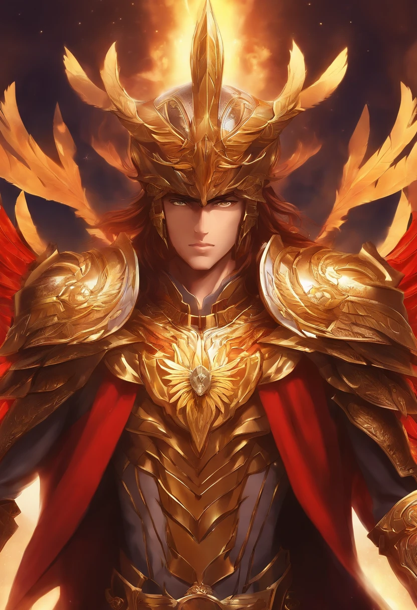anime cavaleiros do zodiaco, phoenix, armadura, standingn, Ikki of Phoenix, homem, Art Style Knights of the Zodiac