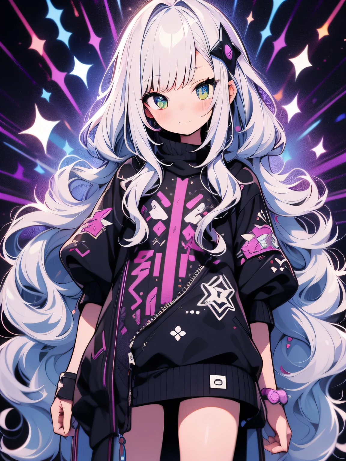 Zerg Reina Hermosa Chica: Lanlinger 18 years old, cabello desordenado, oils, Hermosa cara perfecta, piel suave cara perfecta, Light purple and purple added, Light red added, Detalles intrincados, splashscreen, 8K resolution, Obra maestra, cara linda, Mysterious magic array background