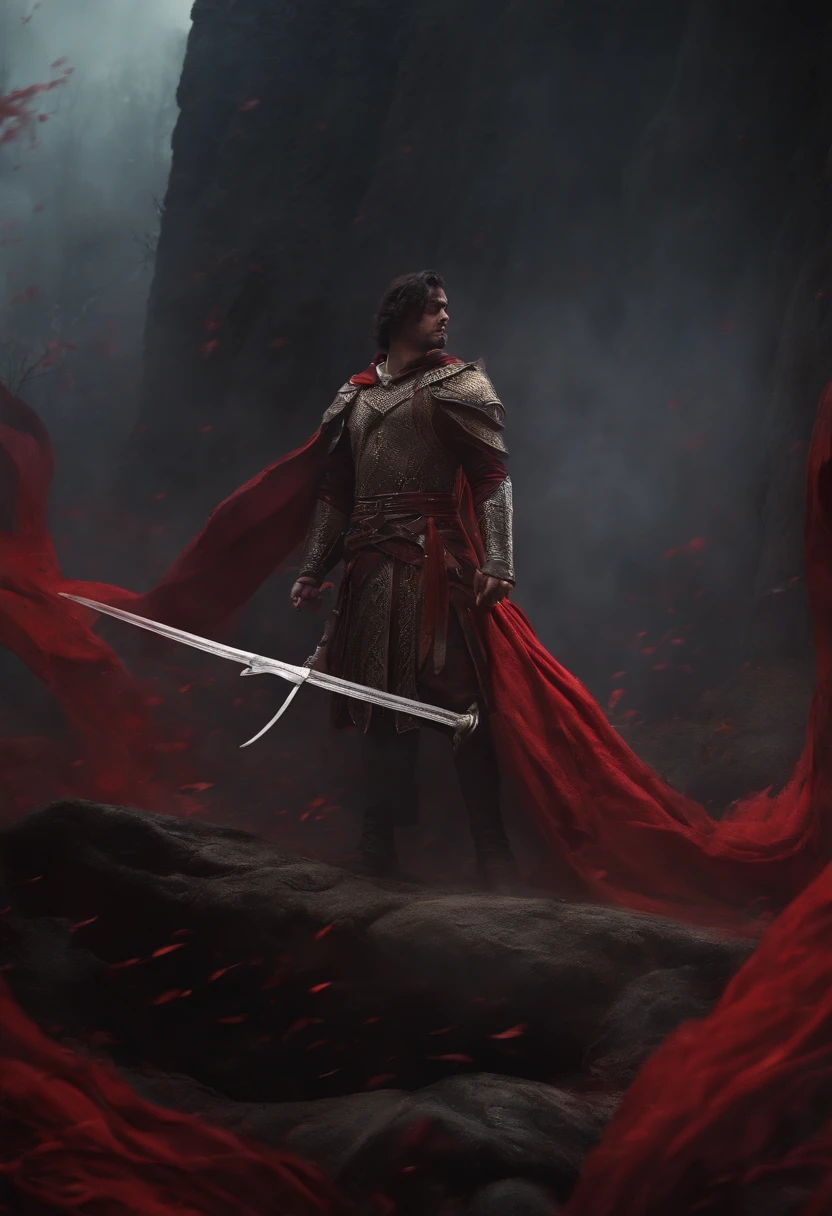 Blood-bathed sword