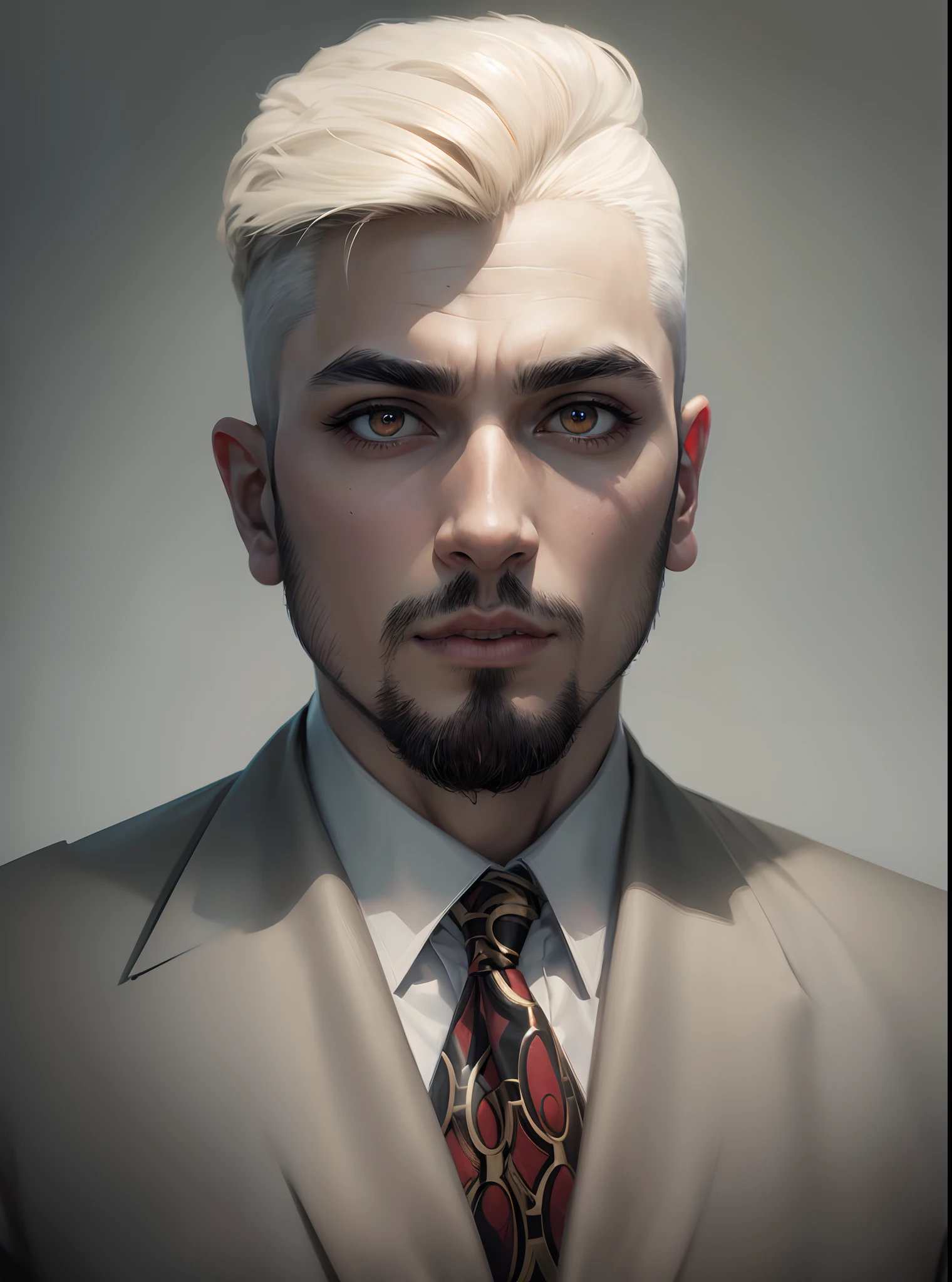 (masterpiece:1.3), (absurdres:1.3), (best quality:1.3), (8K), (large masterpiece digital art), (detailed manga illustration), (handled hair), perfect anatomy, (sharp eyeliner, eyeshadow, detailed eyes:1.1), (intricate details:1.3), (ultra-detailed:1.3), (illustration:1.3), (sharp focus:1.3), (natural lighting:1.05), (vivid colors:1.3), BREAK, 1boy, line art, Vampire, mafia, gangster, sitting on sofa, glare
