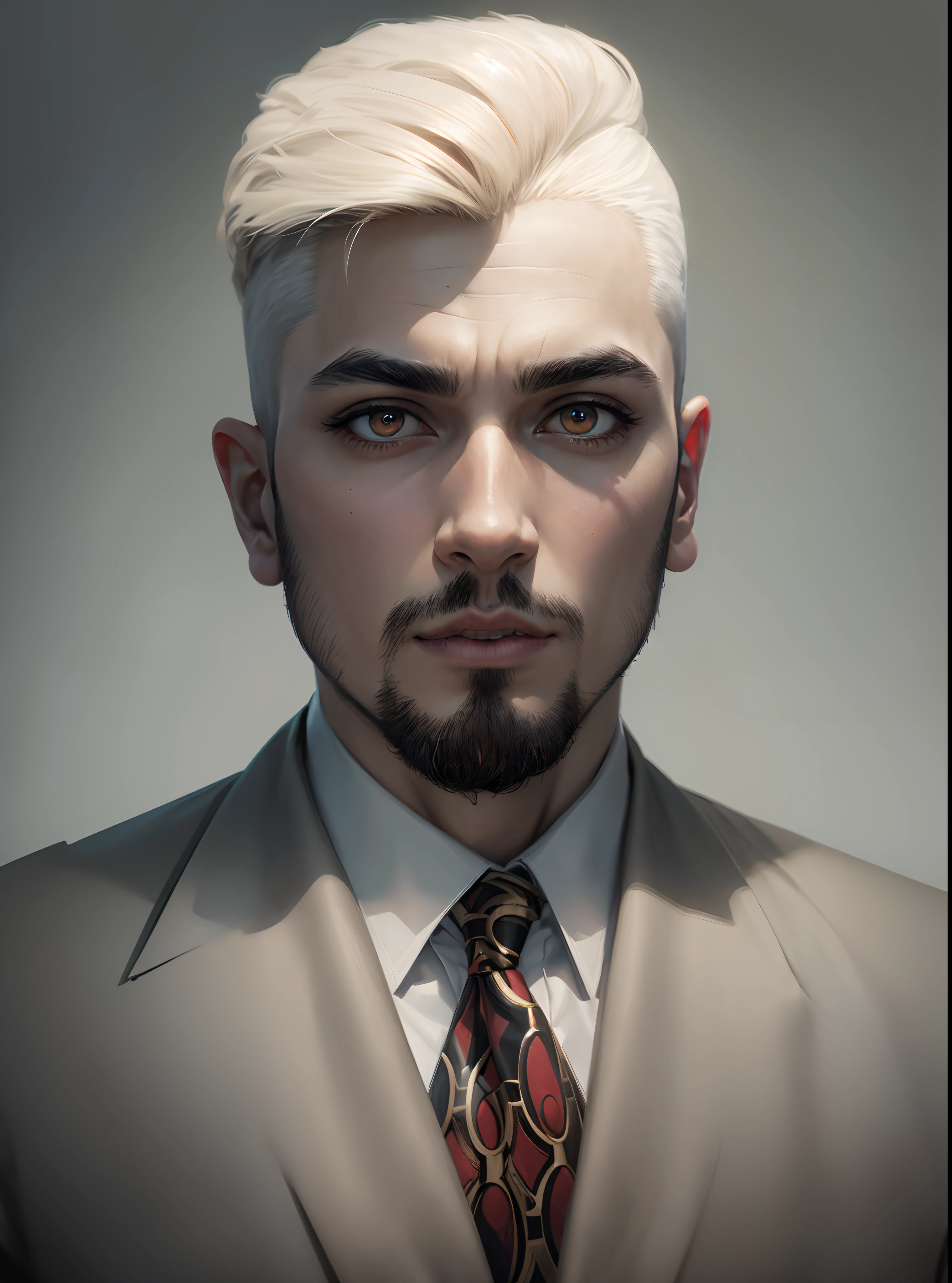 (masterpiece:1.3), (absurdres:1.3), (best quality:1.3), (8K), (large masterpiece digital art), (detailed manga illustration), (handled hair), perfect anatomy, (sharp eyeliner, eyeshadow, detailed eyes:1.1), (intricate details:1.3), (ultra-detailed:1.3), (illustration:1.3), (sharp focus:1.3), (natural lighting:1.05), (vivid colors:1.3), BREAK, 1boy, line art, Vampire, mafia, gangster, sitting on sofa, glare
