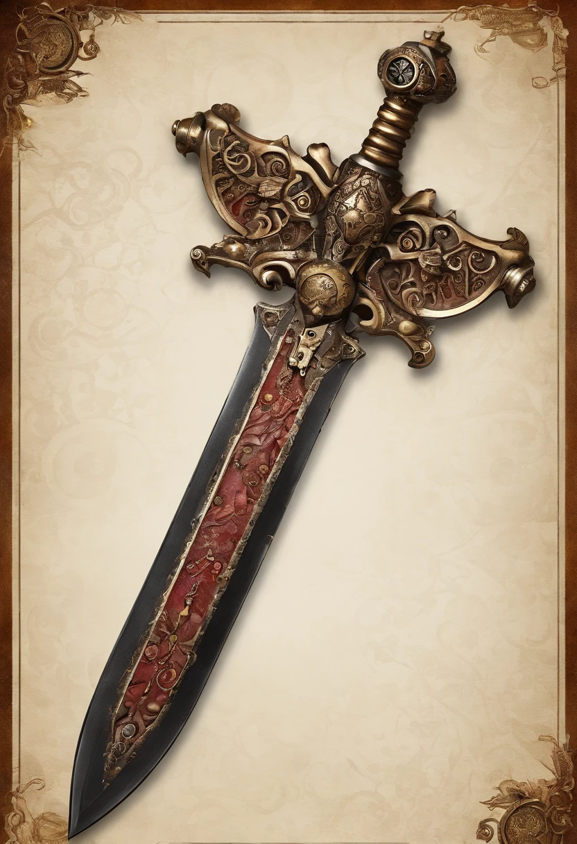 Blood-bathed sword