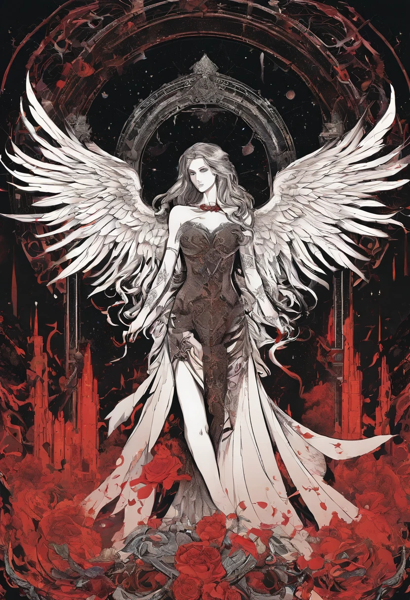 (dark skin), (demon horns), large breasts, Immortal temptation takes over my mind Condemned Fallen weak on my knees, summon the strength Of mayhem I am the storm that is approaching Provoking black clouds in isolation I am reclaimer of my name Born in flames, I have been blessed My family crest is a demon of death Forsakened, I am awakened A phoenix's ash in dark divine Descending misery Destiny chasing time Inherit the nightmare, surrounded by fate Can't run away Keep walking the line between the light Led astray Through vacant halls I won't surrend5r The truth rev5aled in eyes of ember We fight through fire and ice forever Two souls once lost, and now they remember I am the storm that is approaching Provoking black clouds and isolation I am reclaimer of my name Born in flames, I have been blessed My family crest is a demon of death Forsakened, I am awakened A phoenix's ash in dark divine Descending misery Destiny chasing time Disappear into the night Lost shadows left behind Obsession's pulling me Fading, I've come to take what's mine Lurking in the shadows under veil of night Constellations of blood pirouette Dancing through the graves of those who stand at my feet Dreams of the black throne I keep on repeat A derelict of darkness, summoned from the ashes The puppetmaster congregates all the masses Pulling strings, twisting minds as blades hit You want this power? Then come try and take it Beyond the tree Fire burns Secret love Bloodline yearns Dark minds embrace Crimson joy Does your dim heart Heal or destroy? Bury the light deep within Cast aside, there's no coming home We're burning chaos in the wind Drifting in the ocean all alone