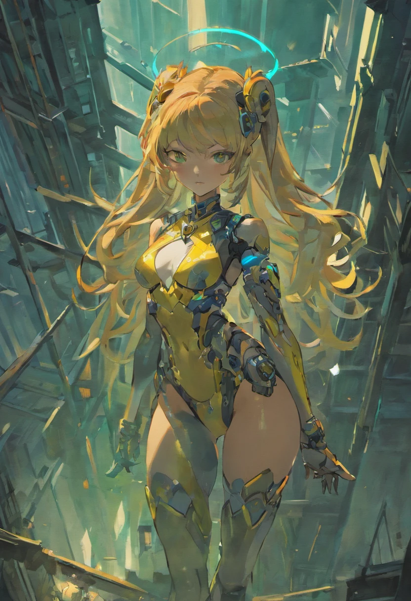 Full body concept characters post-apocalyptic warframe mech Tebash black women Greg Rutkowski and Norman Rockwell and Alphonse Mucha Octane render masterpieces, trending on artstationh, behans, CGSesociety, Extremely detailed, Amazing, Beautiful, Rainbow colors, High definition, World renowned, PS5, Sexy pose