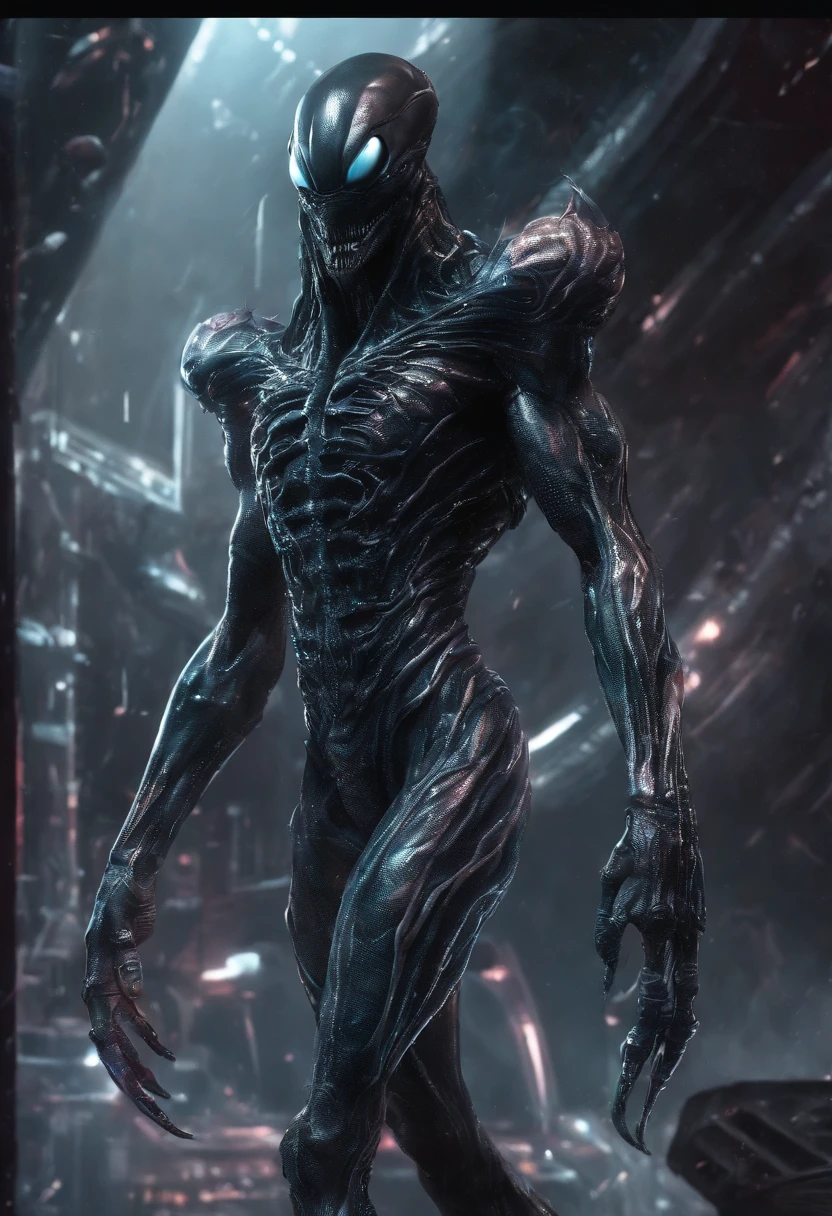 tentacle , NSFW, Asian girl fit slim young, NSFW, tentacles wrapped around her body, grabbing her, in mini bikini, abs bellybutton, slender figure, perfect body, abs, thigh highs, glowing dark fantasy intestines stomach, extremely high detail, realistic, photoreal, wet skin, horror, stuck, trapped