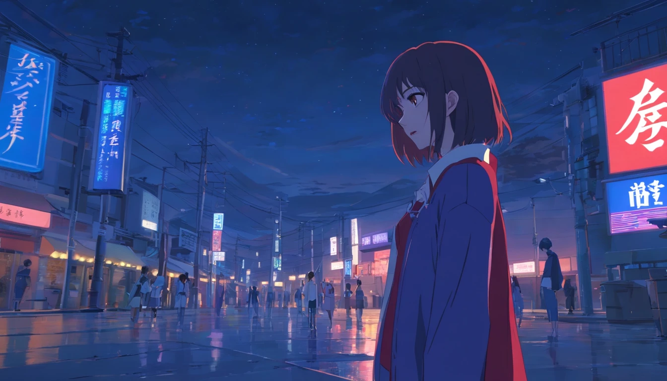 Vampire, night, girl,japan