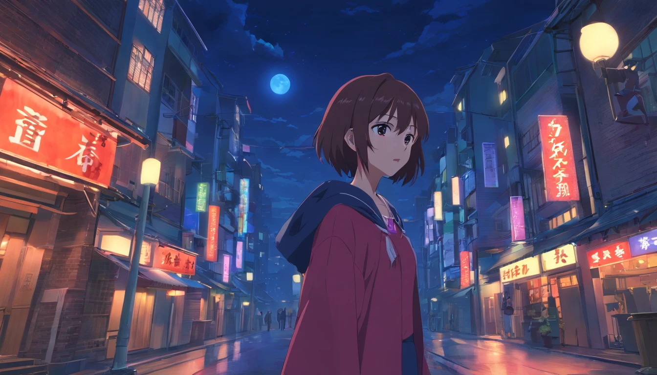 Vampire, night, girl,japan