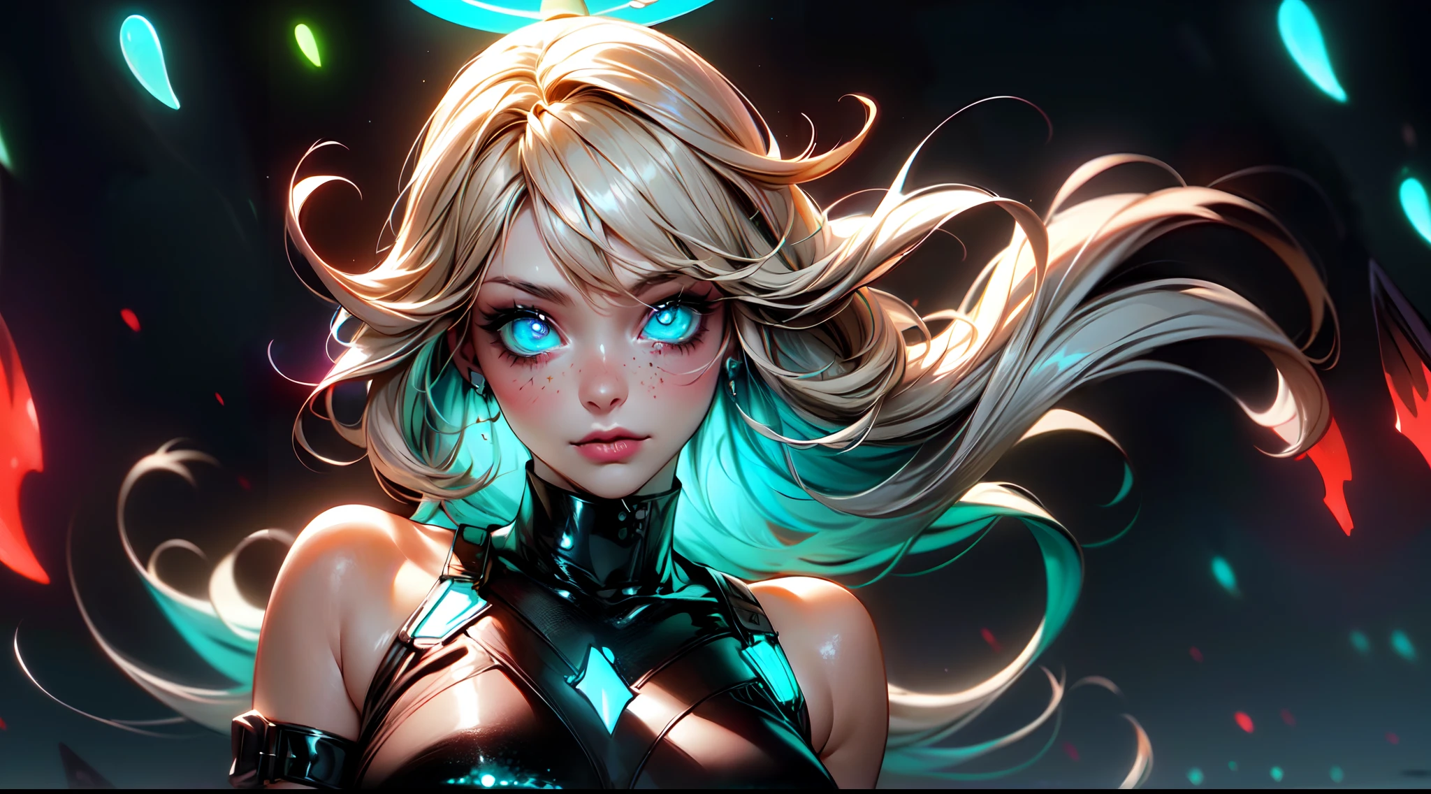 (obra prima:1.2), melhor qualidade, (illustration:1.2), (adicionar_detalhe:1),(ultra detalhado), sexy, Foco ocular, (Brilho magistralmente trabalhado, Flash de lente rosa), (cinematic background), hiper detalhes, (Detalhe delicado) , (Detalhes intrincados), octane rendering, HDR, (hiper detalhado:1.15), (luz suave:1.2), 1girl, ,(cinematic masterpiece),(Dynamic:1.2), seios grandes, Explosions of absolutely bold colors, (cinematic lighthouse),((Caustic)), Dynamic angle, Belo brilho detalhado, environment-occlusion, Luz ambiente, reflections traced by rays,((cinematiclight)), (liso:1.8), (Nephilim:1.2), , , sexy, Splendid, Corpo perfeito, Olhos sensuais, boca sexy, Rainbow paint drops, ao ar livre, (Cabelos multicoloridos bioluminescentes:2),(olhos brilhantes),(Olhos sexy e boca sexy), ((maquiagem)) ,halo, demon horns, Demon Wing, Asas nas costas, half demon, demon ears, asas pretas, (Aura radiante), (Meio Anjo), sexy, Sedutor, perfectly drawn hands, 4 dedos, 1 polegar, realistic hand shape