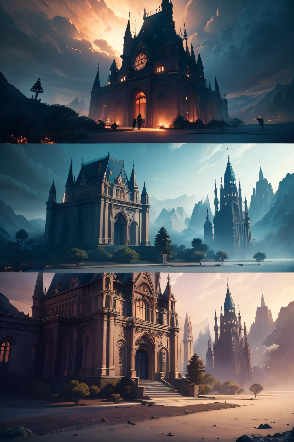 fantasy anime, huge boarding school, dark academia aesthetic, gothic architecture, highly detailed, (best quality,4k,8k,highres,masterpiece:1.2),ultra-detailed,(realistic,photorealistic,photo-realistic:1.37), HDR, UHD, studio lighting, ultra-fine painting, sharp focus ,physically-based rendering, extreme detail description ,professional, vivid colors, landscape, sci-fi, photography, concept artists, dark colors, vibrant lighting, enchanted atmosphere, extravagant architecture, breathtaking scenery, subtle shadows, rich textures, engaging storyline, majestic wonders, evocative backgrounds, dramatic lighting, attention to every pixel, masterful attention to detail, immersive world-building, gloomy and mysterious, spectacular and otherworldly, portraying emotions with depth and nuance